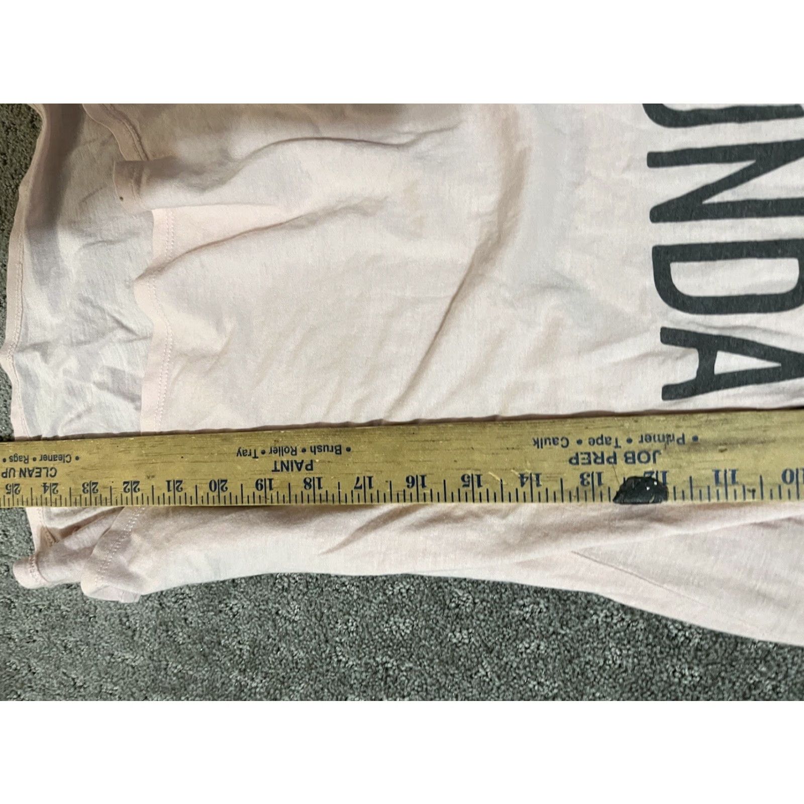 Express VINTAGE Express One Eleven Short Sleeve T-Shirt XS Light Pink Sunday Funday Womens Size XS / US 0-2 / IT 36-38 - 5 Thumbnail