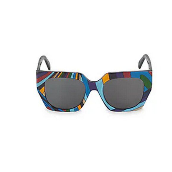 Emilio Pucci Pucci 52MM Square Sunglasses multicolored Size ONE SIZE - 2 Thumbnail