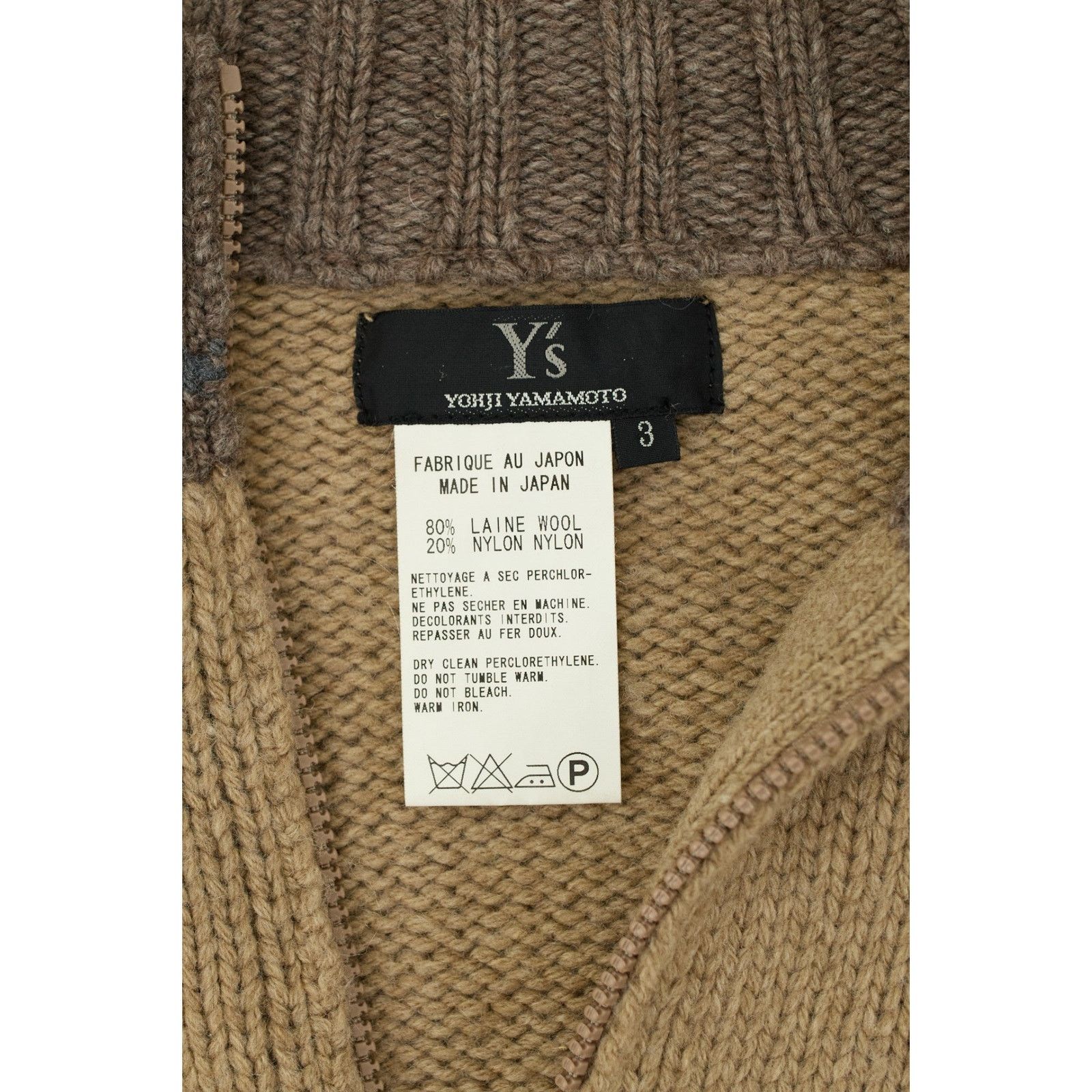 Yohji Yamamoto Y's Knit Zip Up Sweater Size L / US 10 / IT 46 - 4 Thumbnail