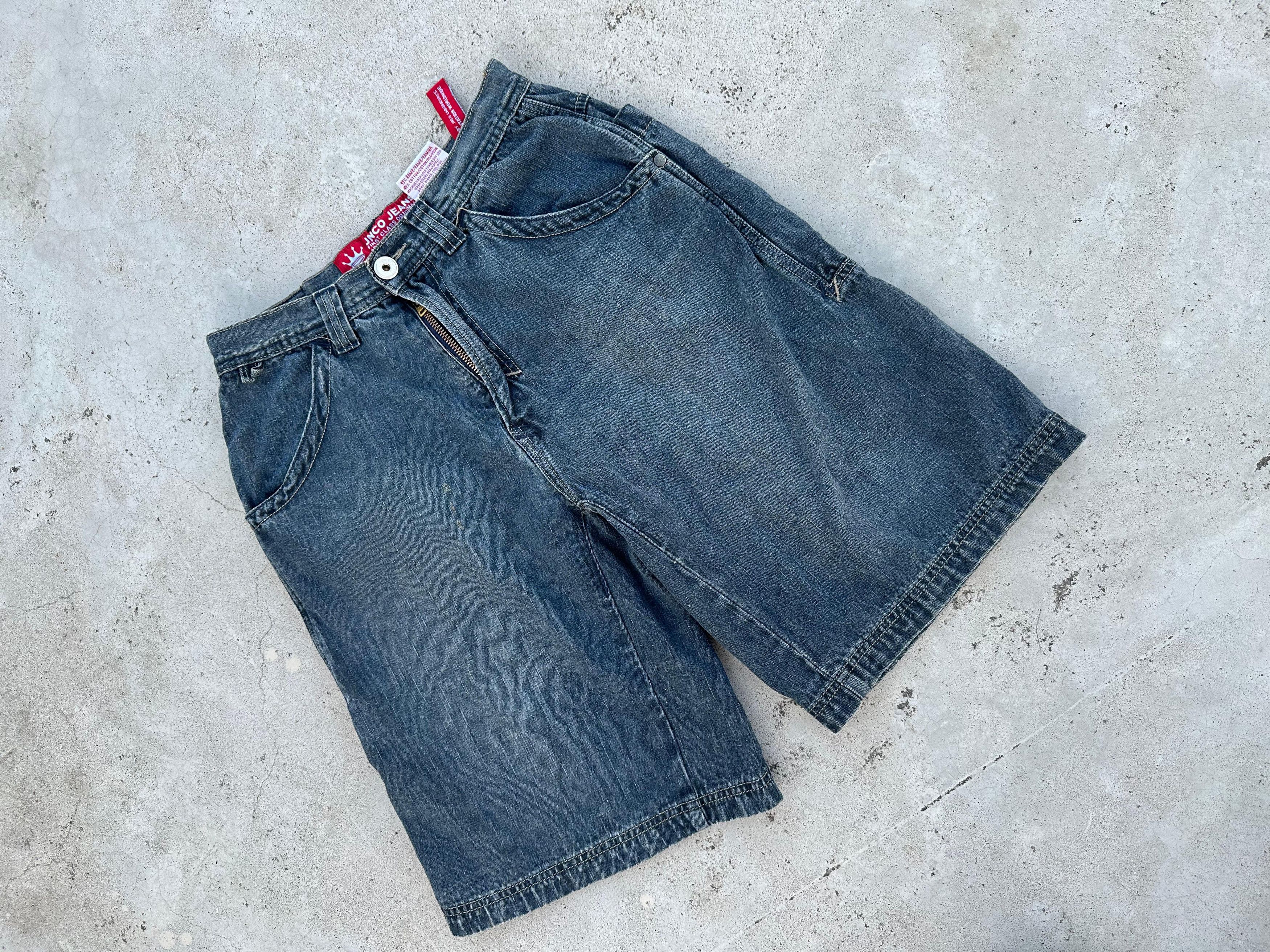JNCO vintage jnco dragon jorts faded black Size US 28 / EU 44 - 9 Thumbnail