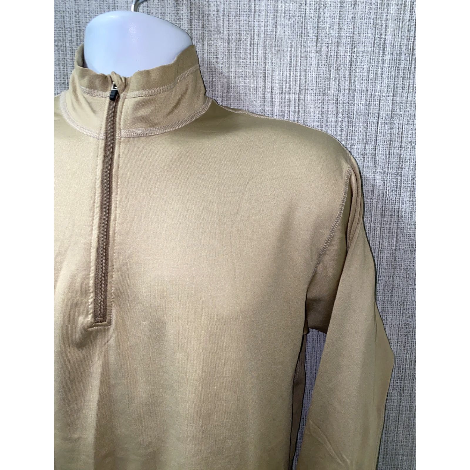 Vintage XGO Mens Beige 1/2 Zip Golf Pullover Jacket M Size Beige Mens Jacket 1/2 Zip Golf Pullover Size US M / EU 48-50 / 2 - 2 Thumbnail