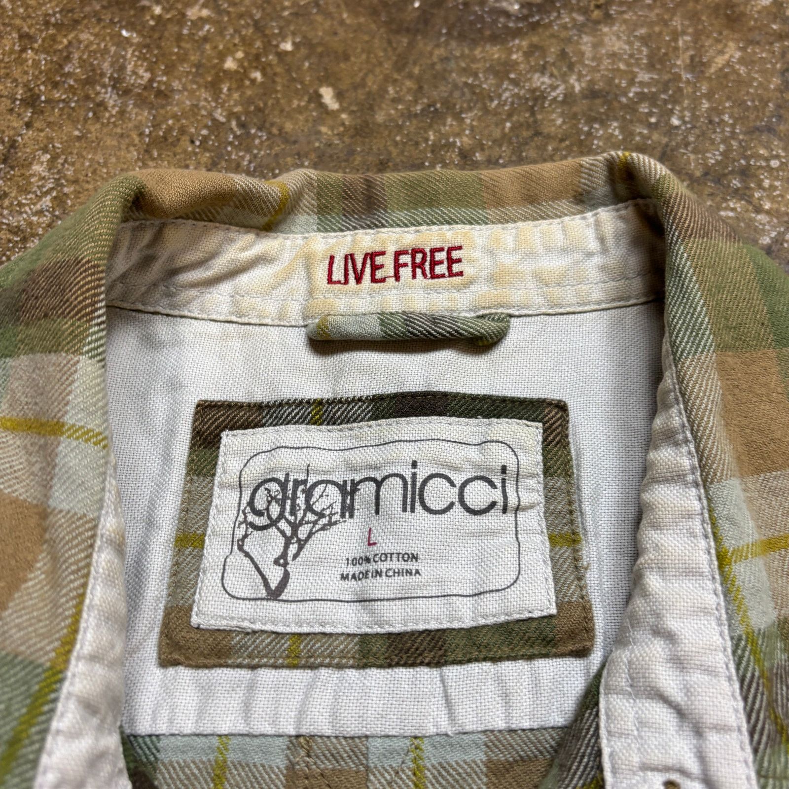 Gramicci Gramicci Plaid Flannel Button Up Lumberjack Shirt Mens Large Size US L / EU 52-54 / 3 - 5 Thumbnail