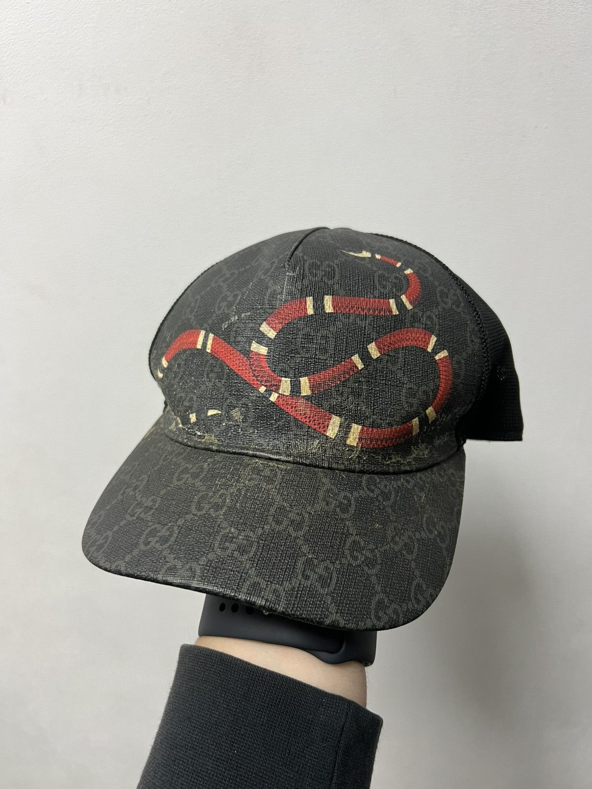 Gucci GUCCI MONOGRAM GG SNAKE CAP Size ONE SIZE - 1 Thumbnail