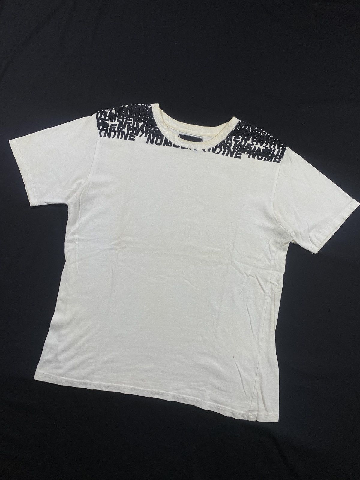 Number (N)ine Japanese Number (N)ine Denim Short Slevee Size US L / EU 52-54 / 3 - 2 Thumbnail