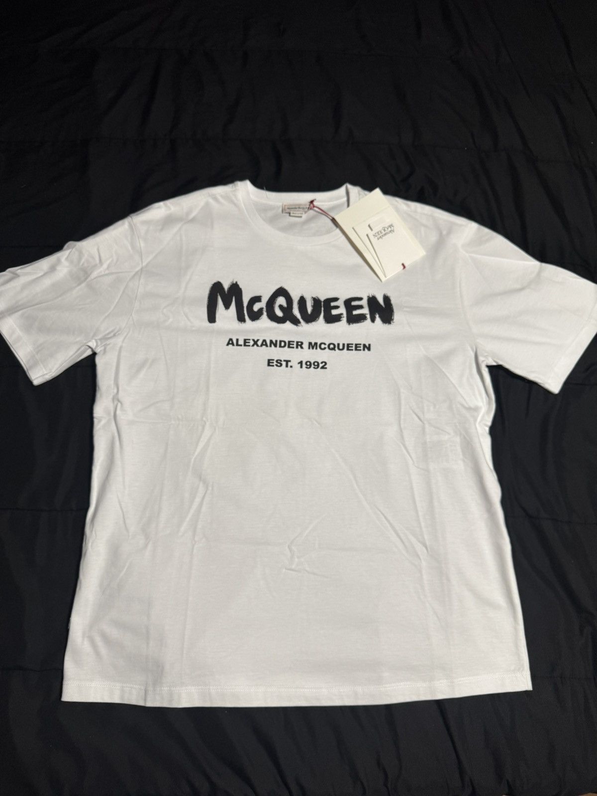 Alexander mcqueen graffiti tee