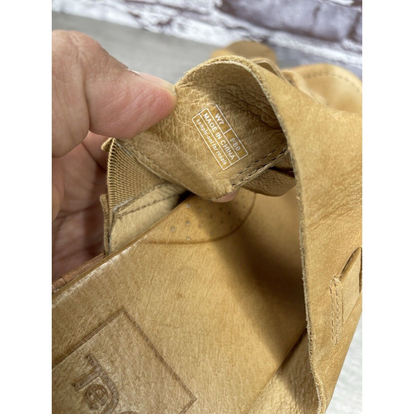 Teva Teva Encanta Tan Brown Leather Casual Toe Slides Sandals Wom Size US 7 / IT 37 - 10 Thumbnail