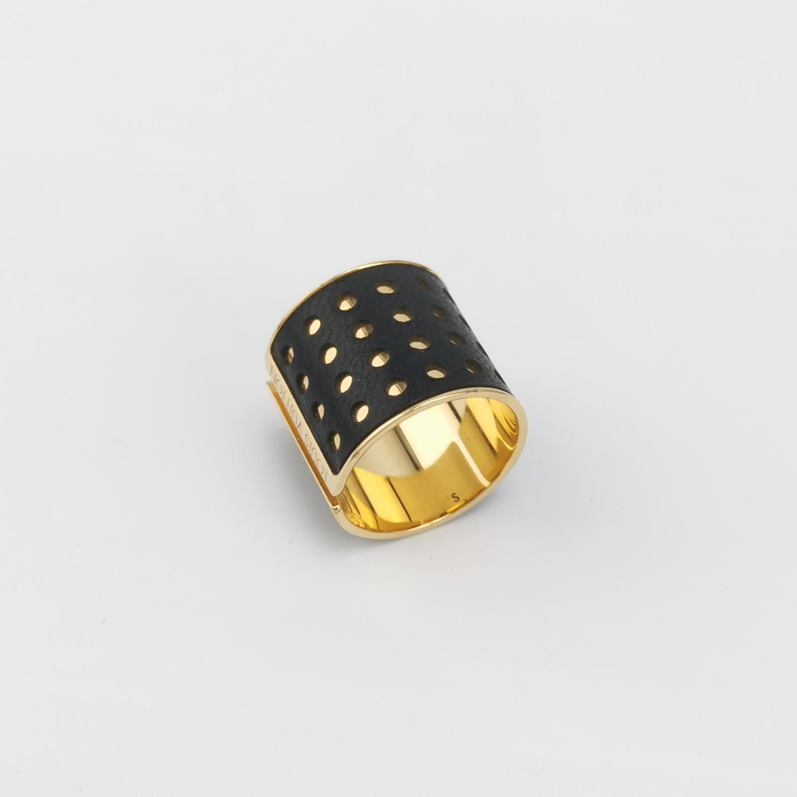 Louis Vuitton Louis Vuitton (LV) Cowhide Vintage Ring Size 15 -z2505 Size ONE SIZE - 4 Thumbnail