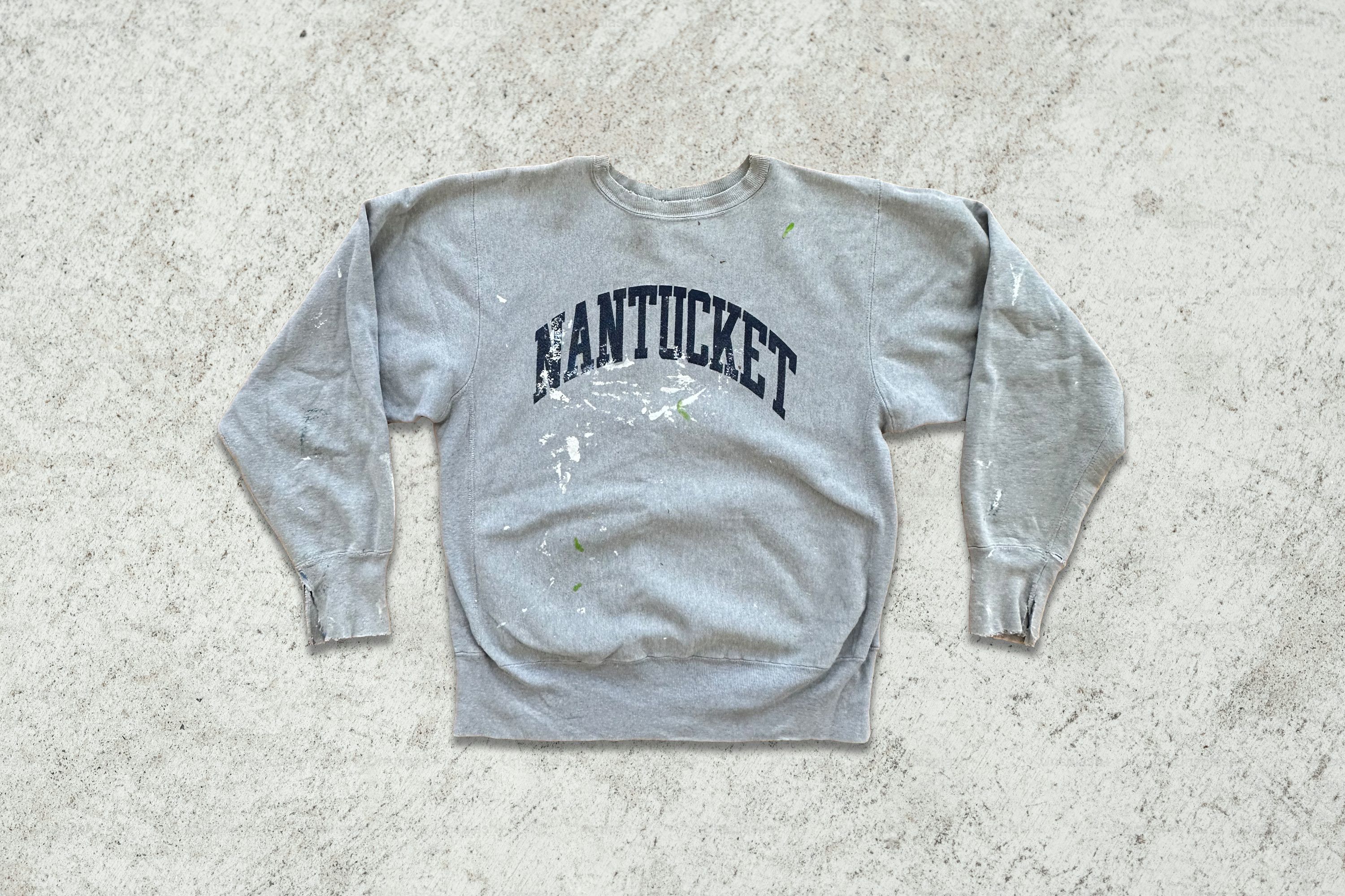 Vintage Vintage Thrashed Distressed Nantucket Crewneck Size US L / EU 52-54 / 3 - 1 Thumbnail