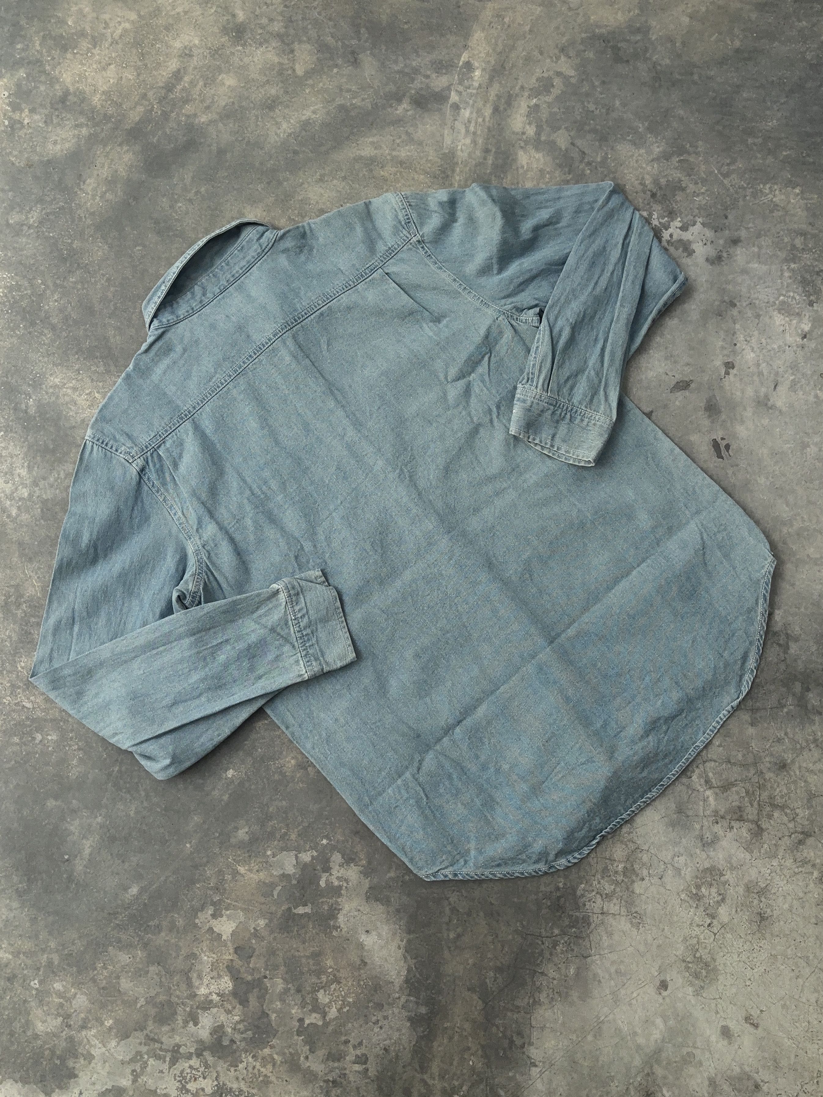Other Northern Truck American Denim Vintage Blue Button Up Shirt Size US M / EU 48-50 / 2 - 8 Thumbnail