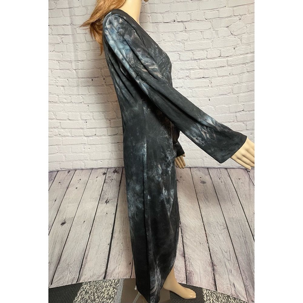 Other NWT New $96 FRAICHE BY J Tie Dye Pleat Long Sleeve Midi Dre Size L / US 10 / IT 46 - 4 Thumbnail