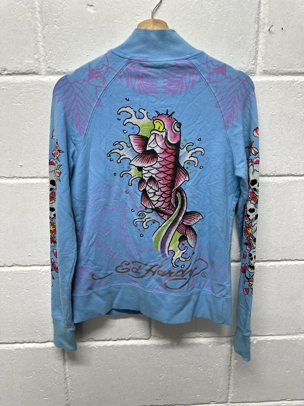 Christian Audigier Vintage Ed Hardy by Christian Audigier Tatoo Zipper Jacket Size US S / EU 44-46 / 1 - 12 Thumbnail