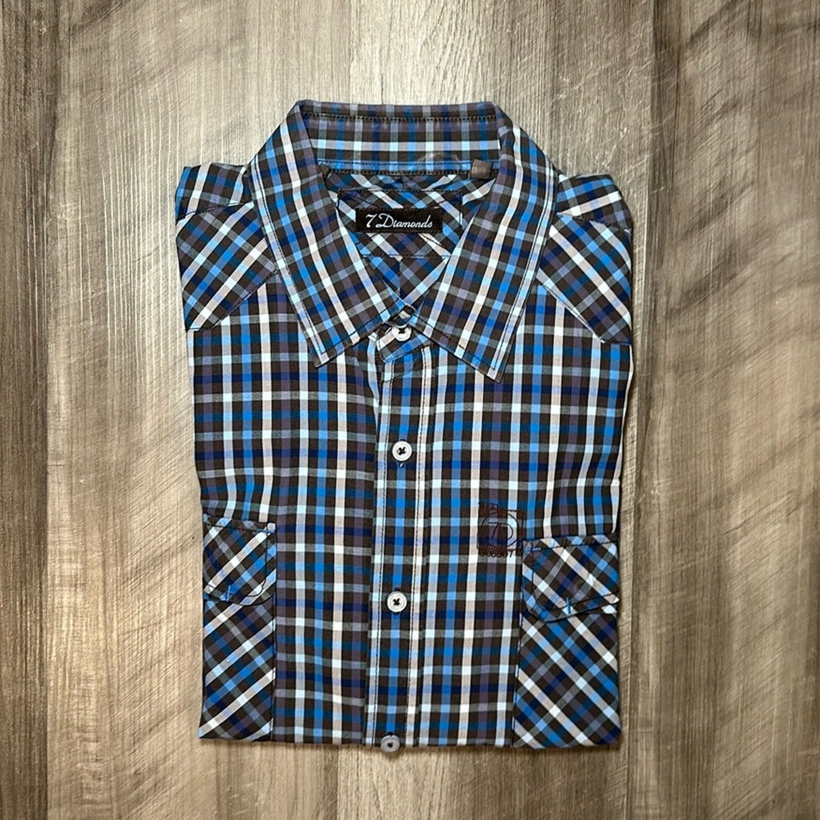 7Diamonds 7 Diamonds Short Sleeve Button Down - 2XL Size US XXL / EU 58 / 5 - 1 Thumbnail