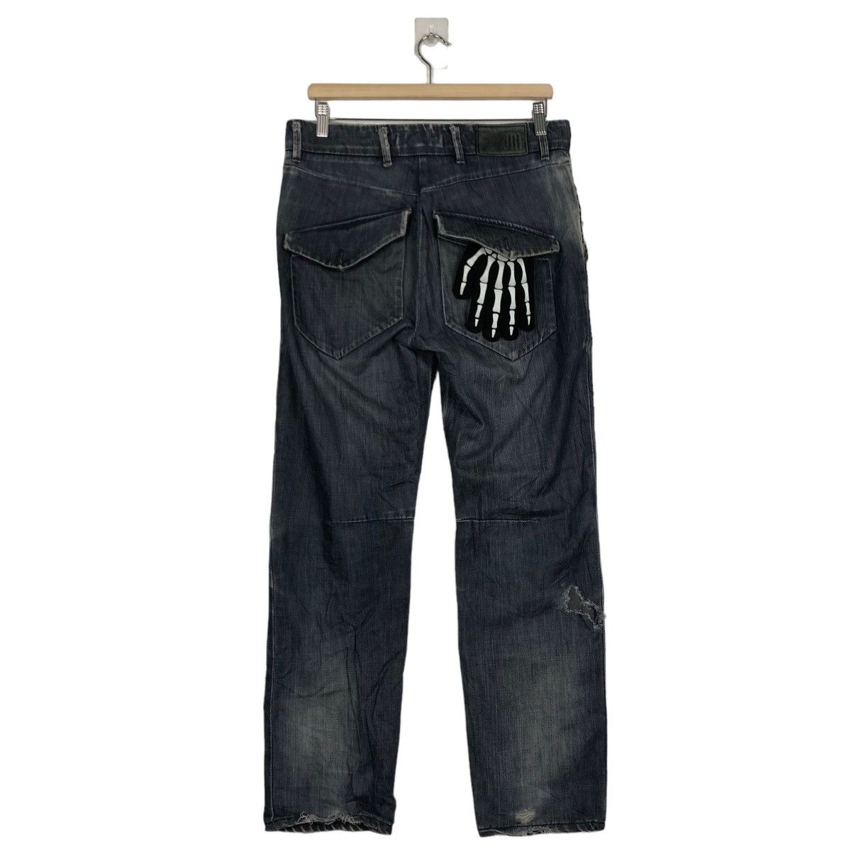 Japanese Brand Rare Distressed Denim Punk Design Fuiry Coulture RaffSimons Size US 32 / EU 48 - 8 Thumbnail