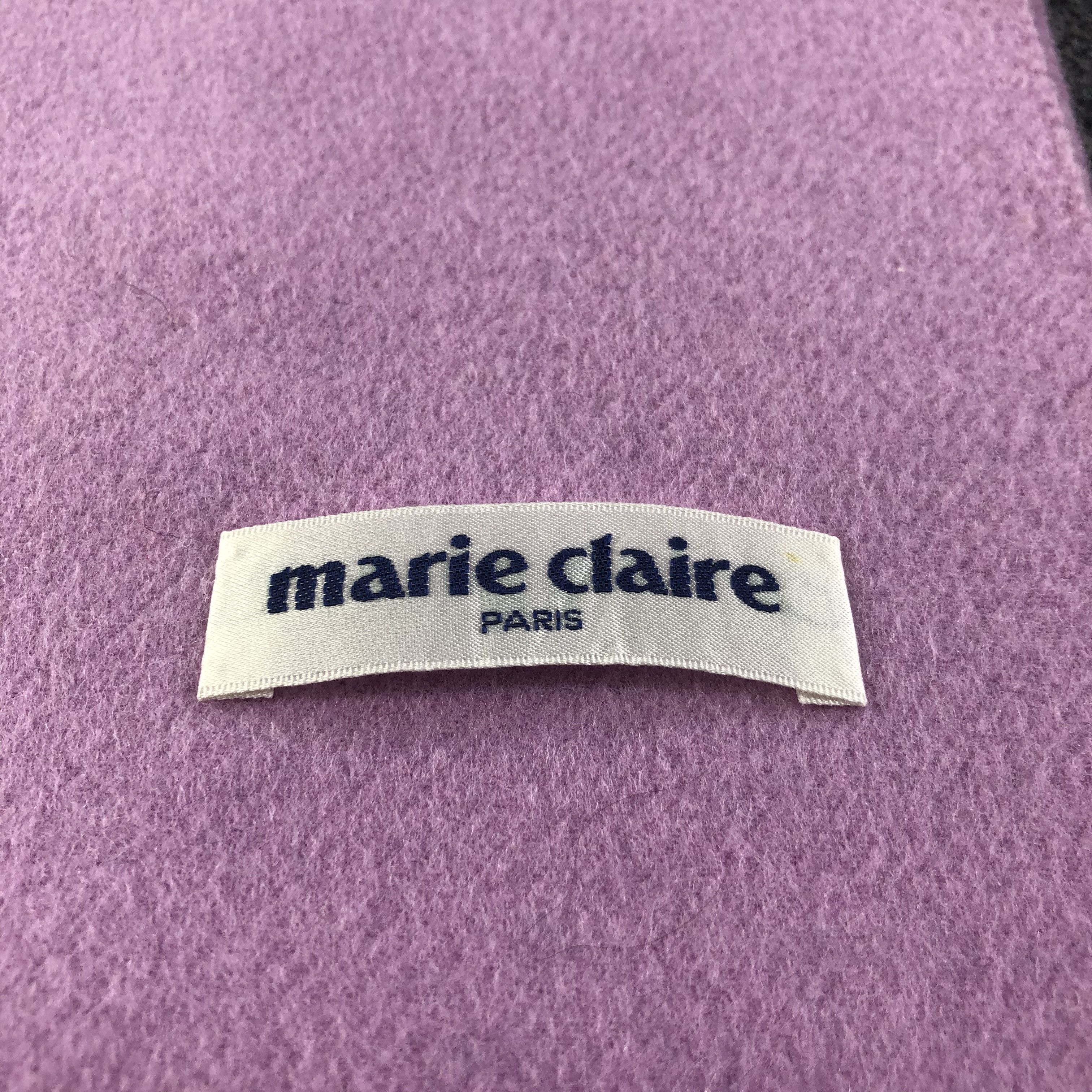Japanese Brand Marie Claire Wool Scarf Muffler V1158 Size ONE SIZE - 4 Thumbnail