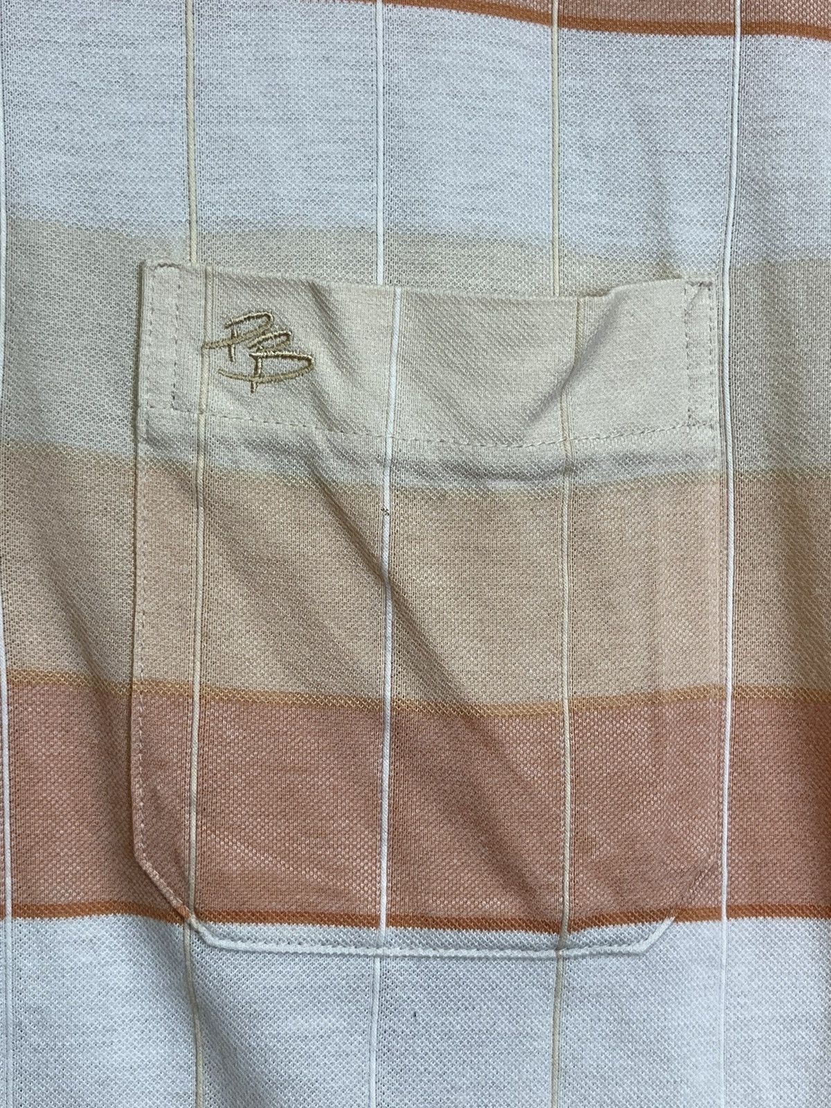 Balmain NICE🔥VINTAGE PIERRE BALMAIN STRIPED LONG SLEEVE POLO SHIRT Size US L / EU 52-54 / 3 - 4 Thumbnail