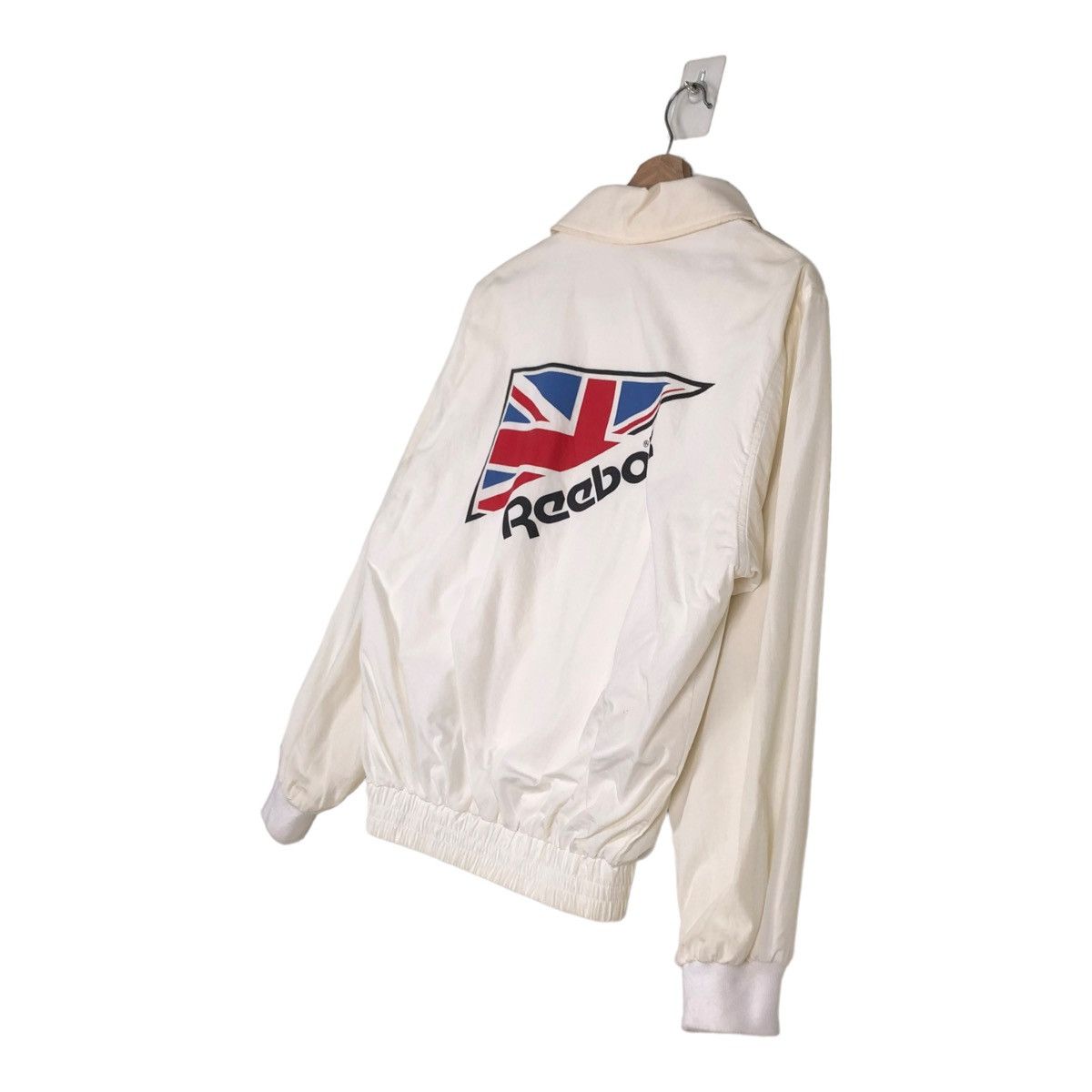 Japanese Brand 🔥VINTAGE BOMBER JACKET REEBOK JAPAN UK FLAG BIG LOGO Size US S / EU 44-46 / 1 - 11 Thumbnail