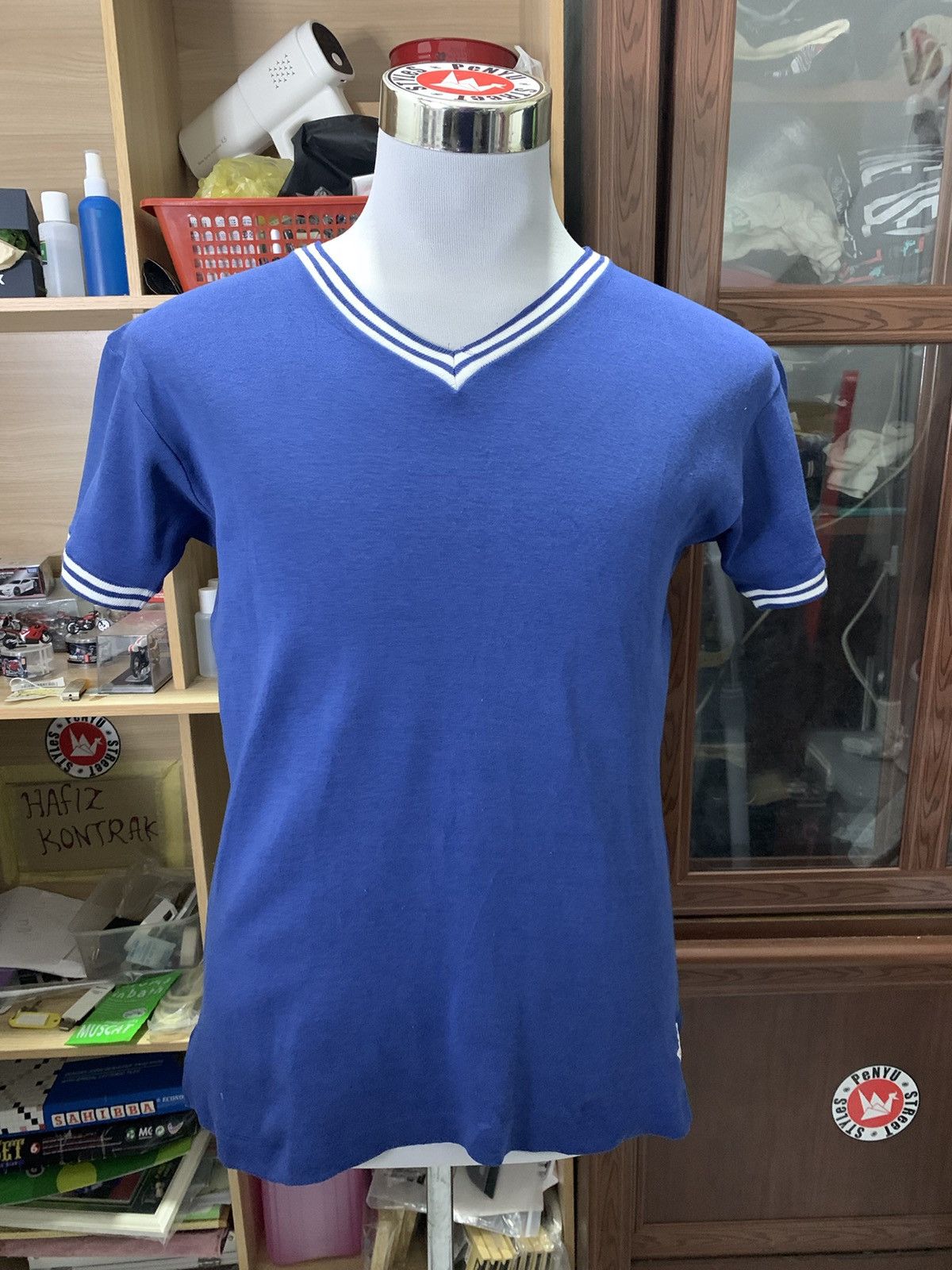 Japanese Brand Vintage Mizuno Jersey v-neck japan Size US L / EU 52-54 / 3 - 1 Thumbnail