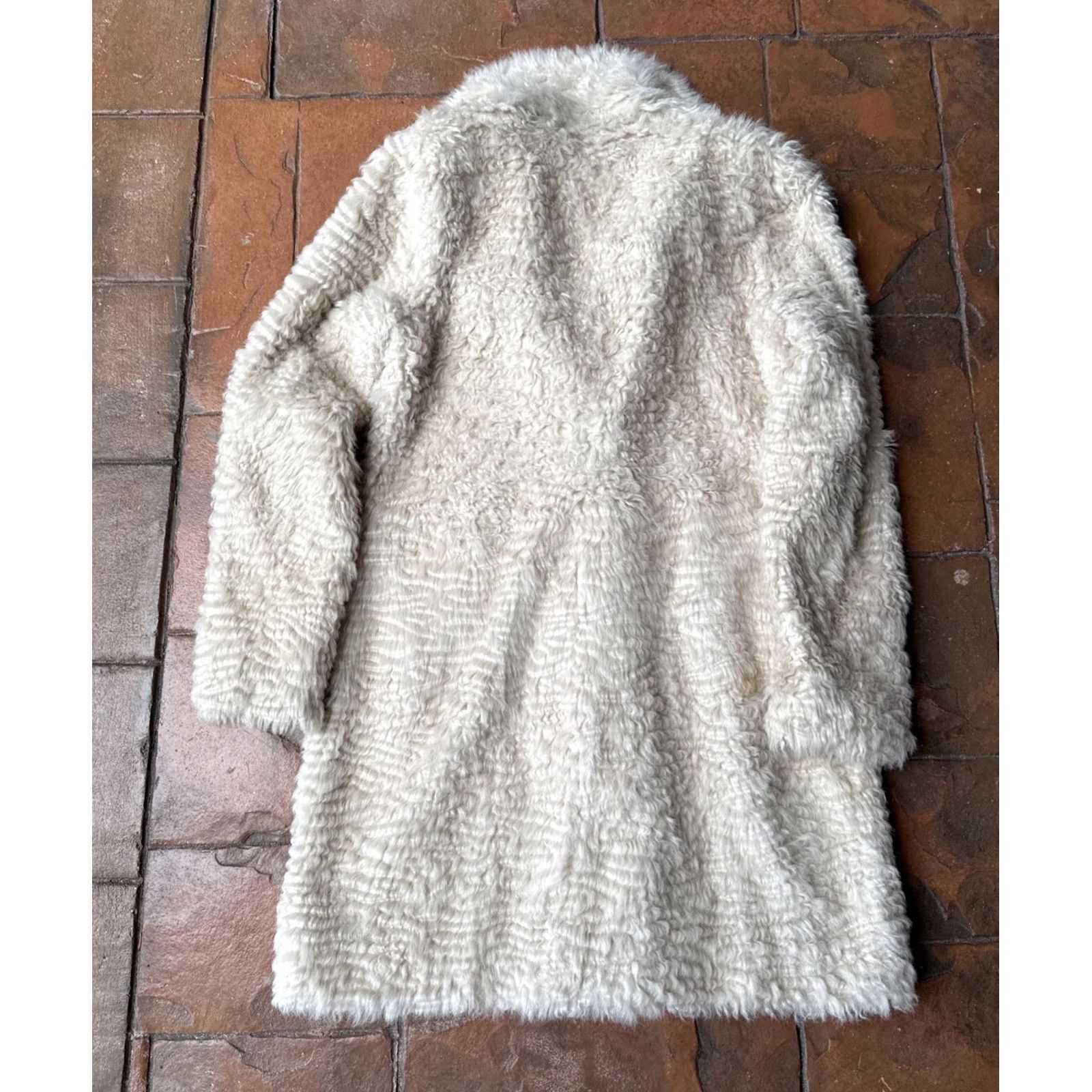 Vintage VINTAGE Eliza J Faux Fur Blazer Coat Outerwear Women’s S Beige Fur Trim Long Coat Size S Regular Women's Coat 90s Theme Mens Womens Size S / US 4 / IT 40 - 3 Thumbnail