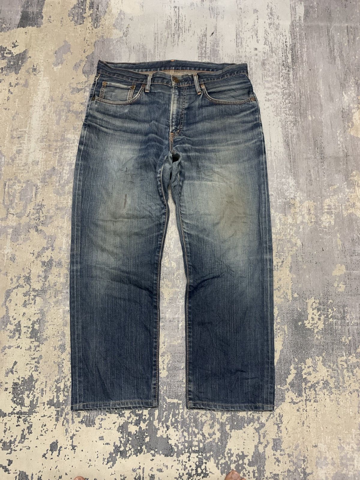 Edwin Vintage Edwin 503 Mud Wash Japanese Denim Jeans W36x27.5 Size US 36 / EU 52 - 1 Thumbnail