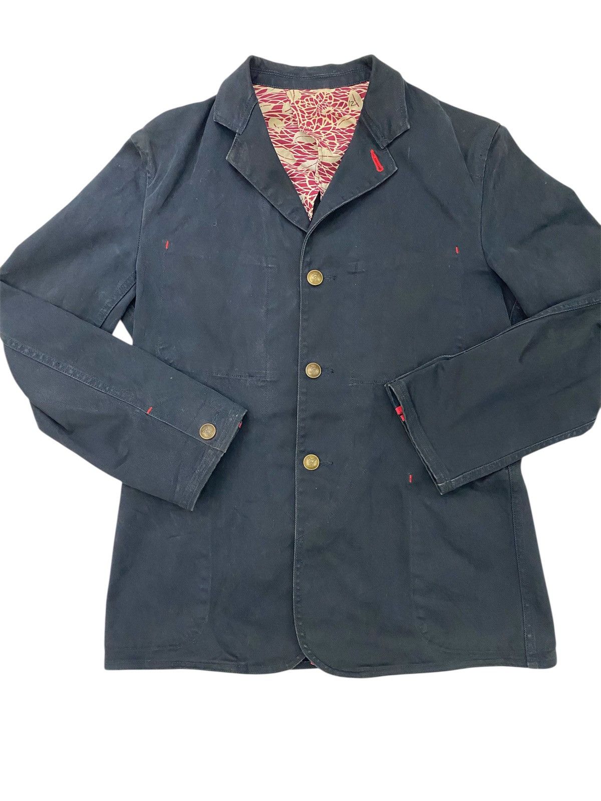 Paul Smith Red Ear Vtg Paul Smith Red Ear duck canvas 3 buttons jacket Size US M / EU 48-50 / 2 - 3 Thumbnail