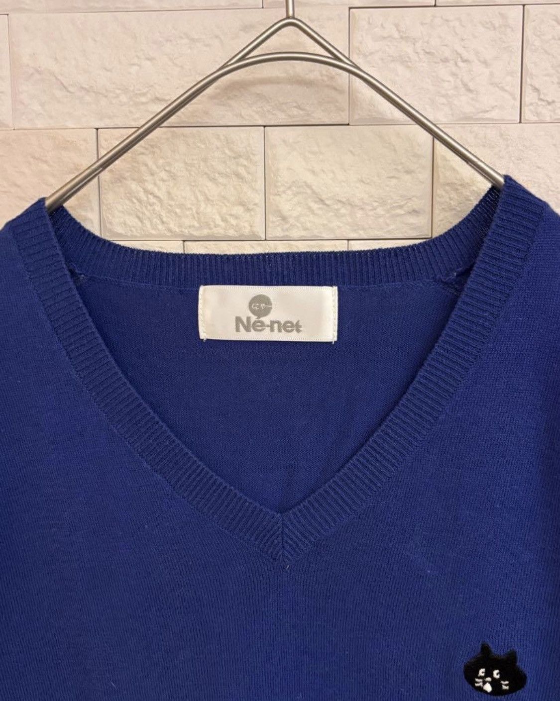 Ne-Net Ne-net v tape lightweight knit sweater Size M / US 6-8 / IT 42-44 - 3 Thumbnail