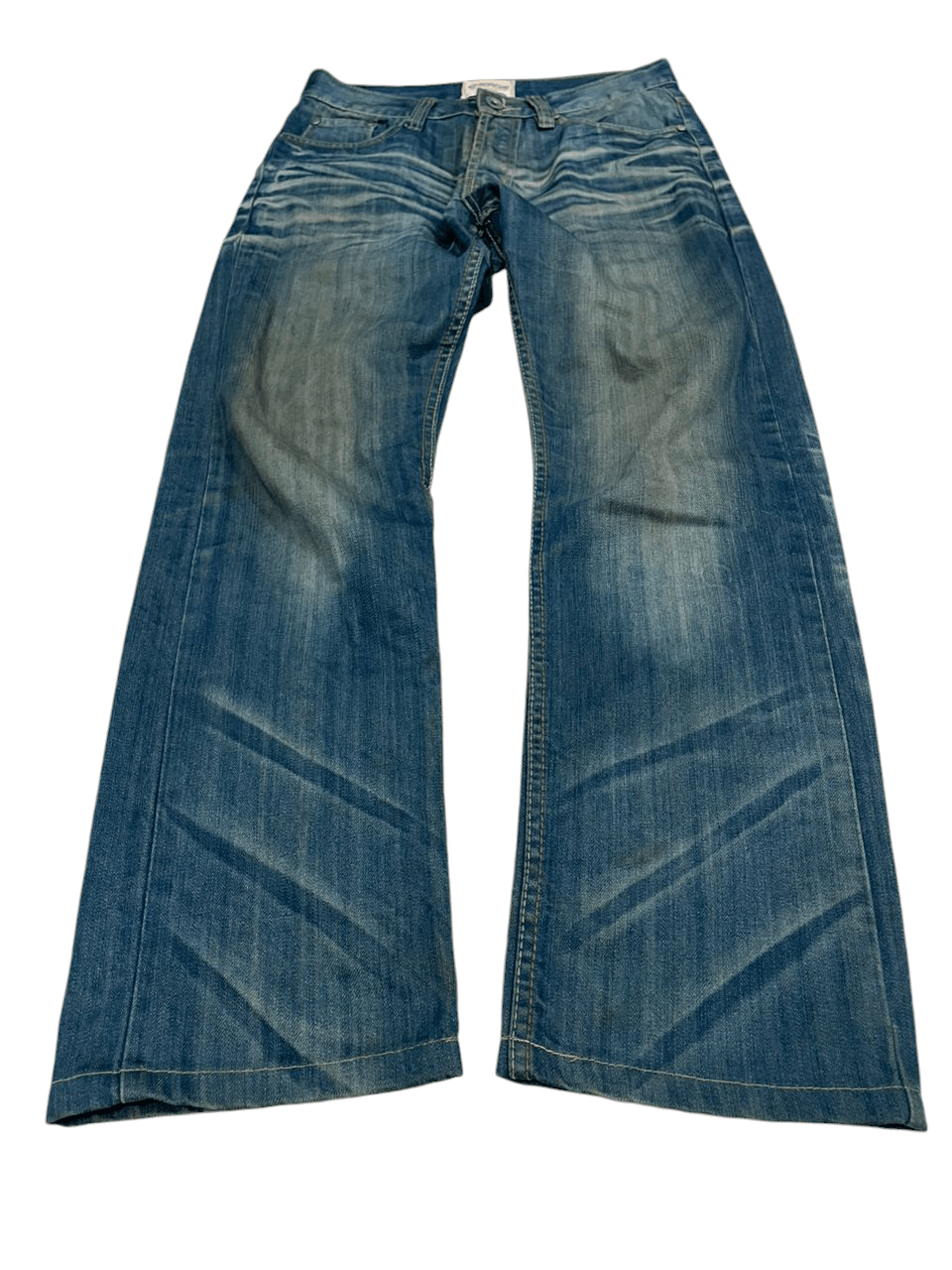 Energie × Japanese Brand 💥Flared Energie Worn Out & Distressed Style Denim 💥 Size US 30 / EU 46 - 3 Thumbnail