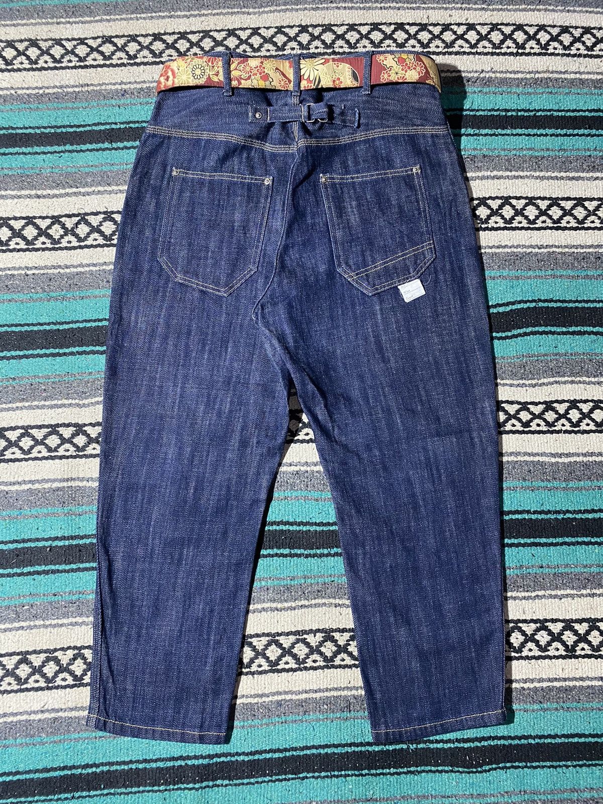 Johnbull × Vintage Vintage Johnbull Cropped Denim Buckle Back Size US 32 / EU 48 - 5 Thumbnail