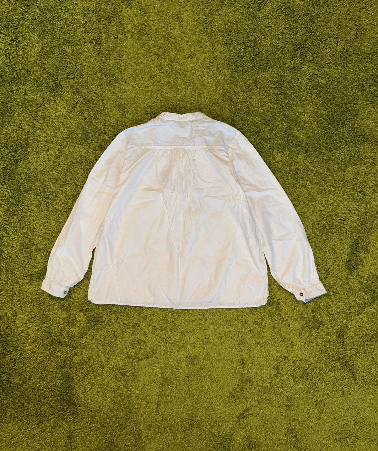 Designer × Japanese Brand × Scarti-Lab Scarti-Lab white blouse shirt Size L / US 10 / IT 46 - 2 Thumbnail