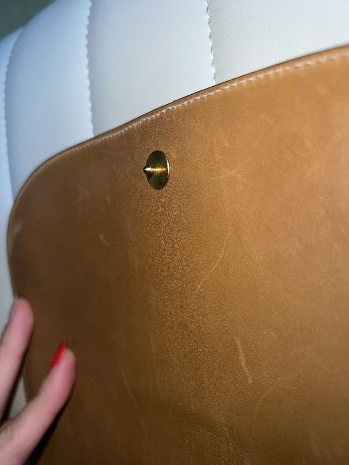 Gucci Gucci Vintage Tan and Brown Shoulder Bag Timeless Rare Size ONE SIZE - 6 Thumbnail