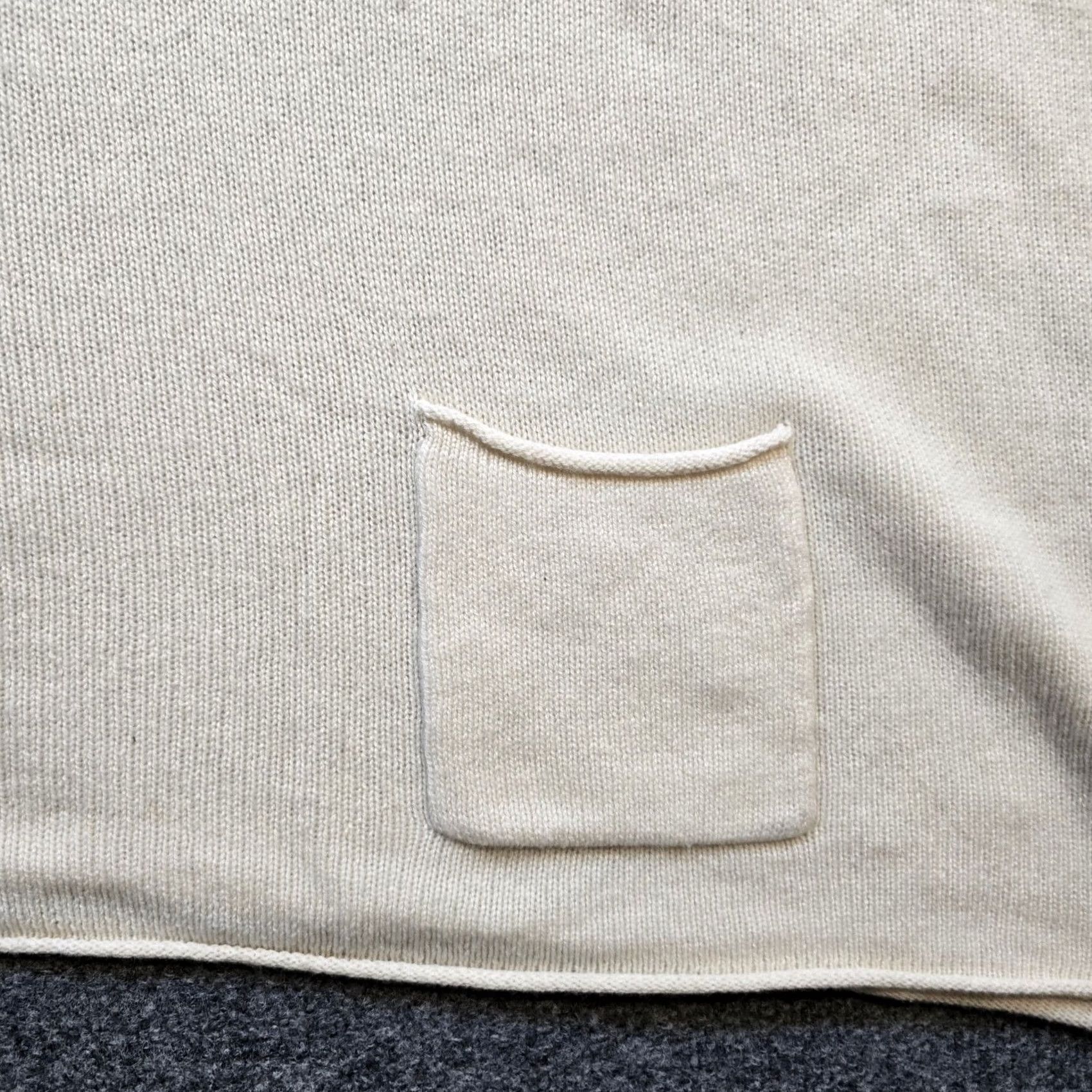 Vintage Calypso St Barth Sweater Womens Size XL White Cashmere Knit Short Sleeve Poncho Pullover Casual Size XL / US 12-14 / IT 48-50 - 4 Thumbnail