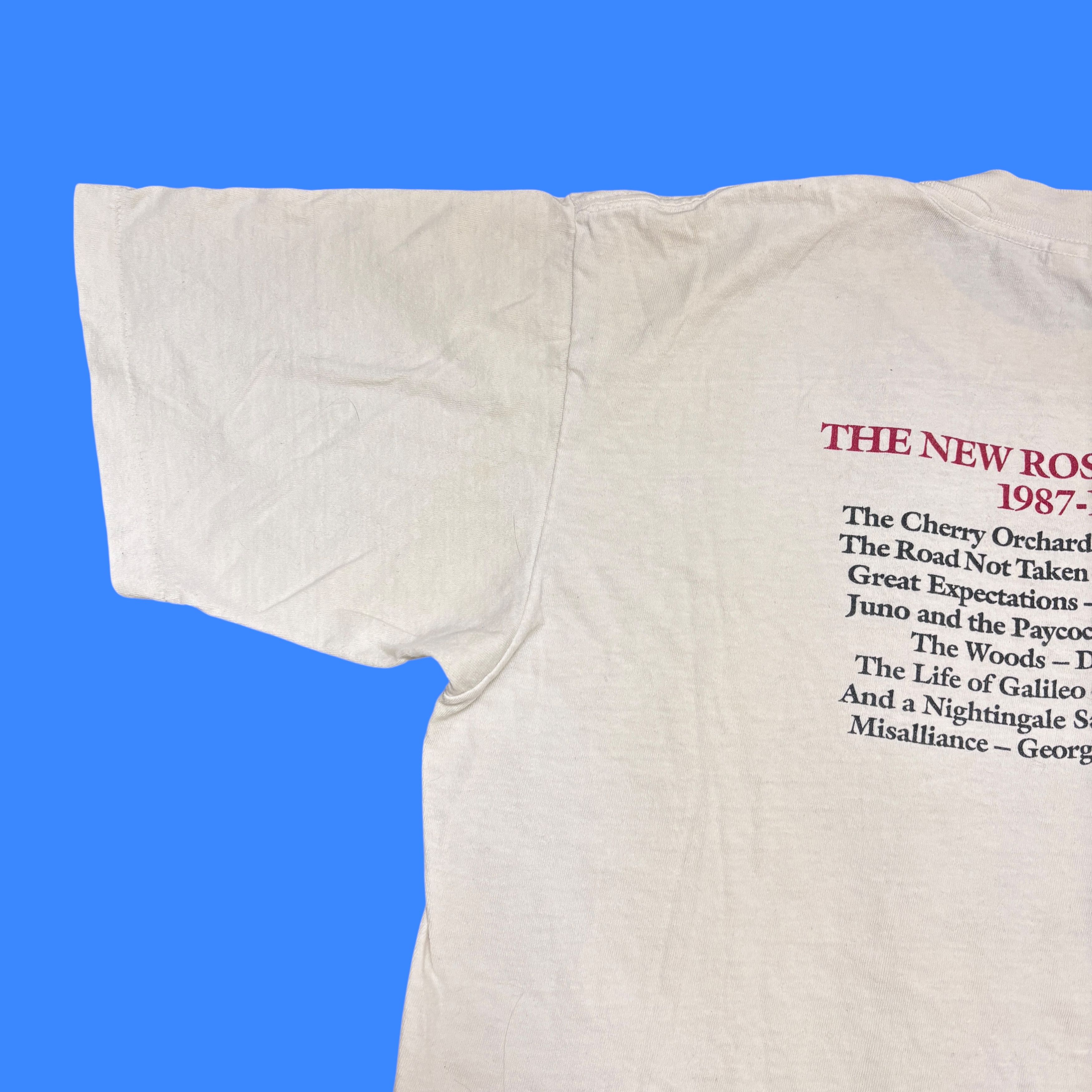 Vintage Vintage 80s T Shirt Single Stitch Bertolt Brecht Art Theatre Size US L / EU 52-54 / 3 - 22 Thumbnail
