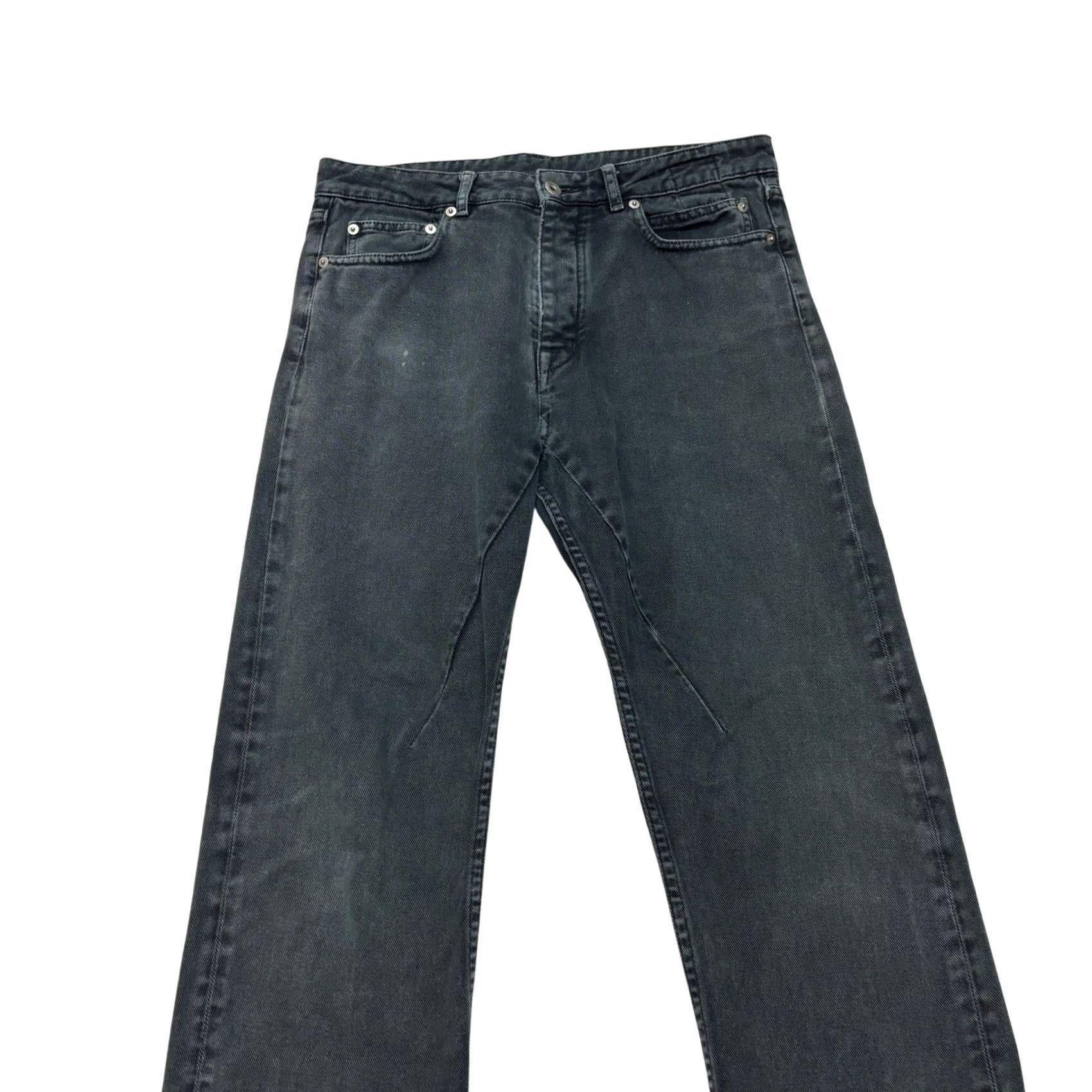 Rick Owens Rick Owens DRKSHDW Sombra Oscura Torrance Cut Jeans Mens 31x31 Straight Black XS? Size US 31 - 2 Thumbnail
