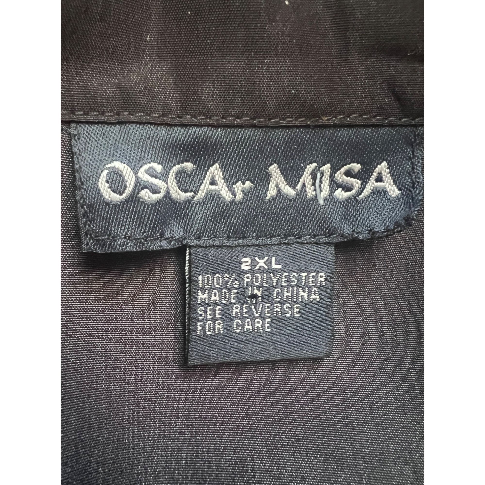 Other Oscar Misa Mens Black Giant Big Graphic Tiki Spell Out Rocka Size US XXL / EU 58 / 5 - 10 Thumbnail