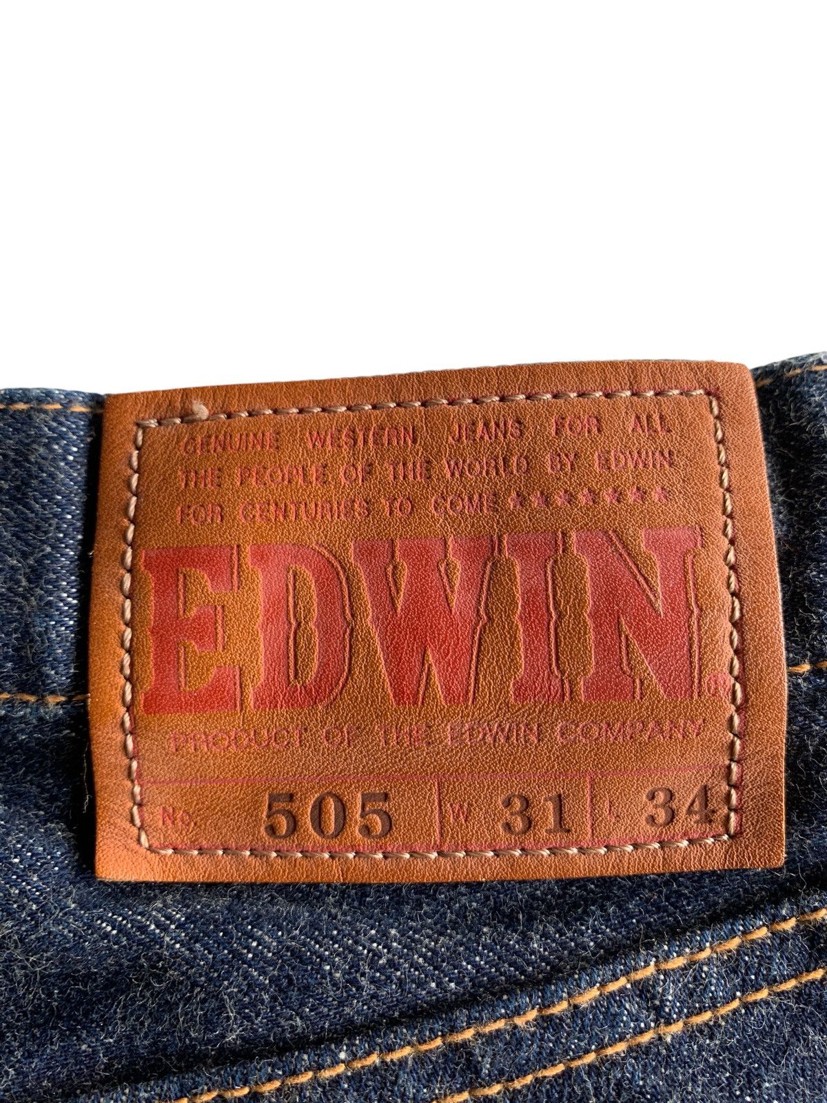 Kapital VINTAGE EDWIN 505 SELVEDGE BAGGY JAPANESE DENIM Size US 31 - 10 Thumbnail
