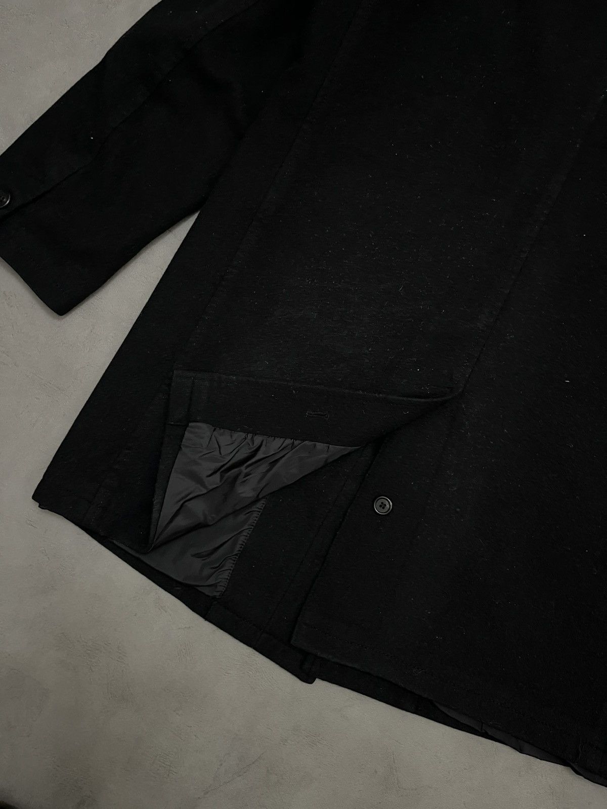 Prada PRADA Men’s black Wool coat size L (52) SGV810 Size US L / EU 52-54 / 3 - 5 Thumbnail