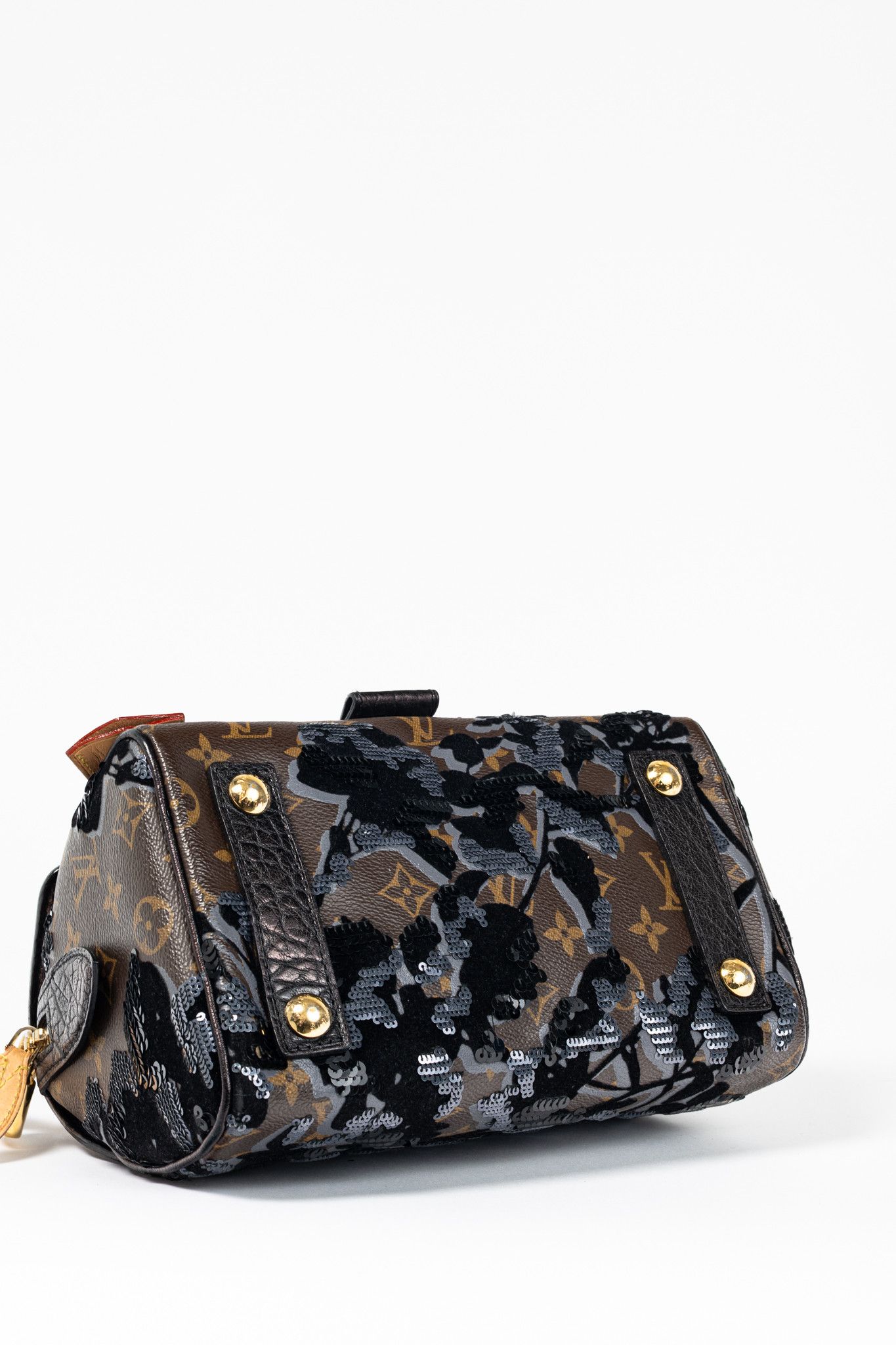 Louis Vuitton Louis Vuitton AW10 Carrousel Monogram Fleur de Jais Handbag Size ONE SIZE - 5 Thumbnail