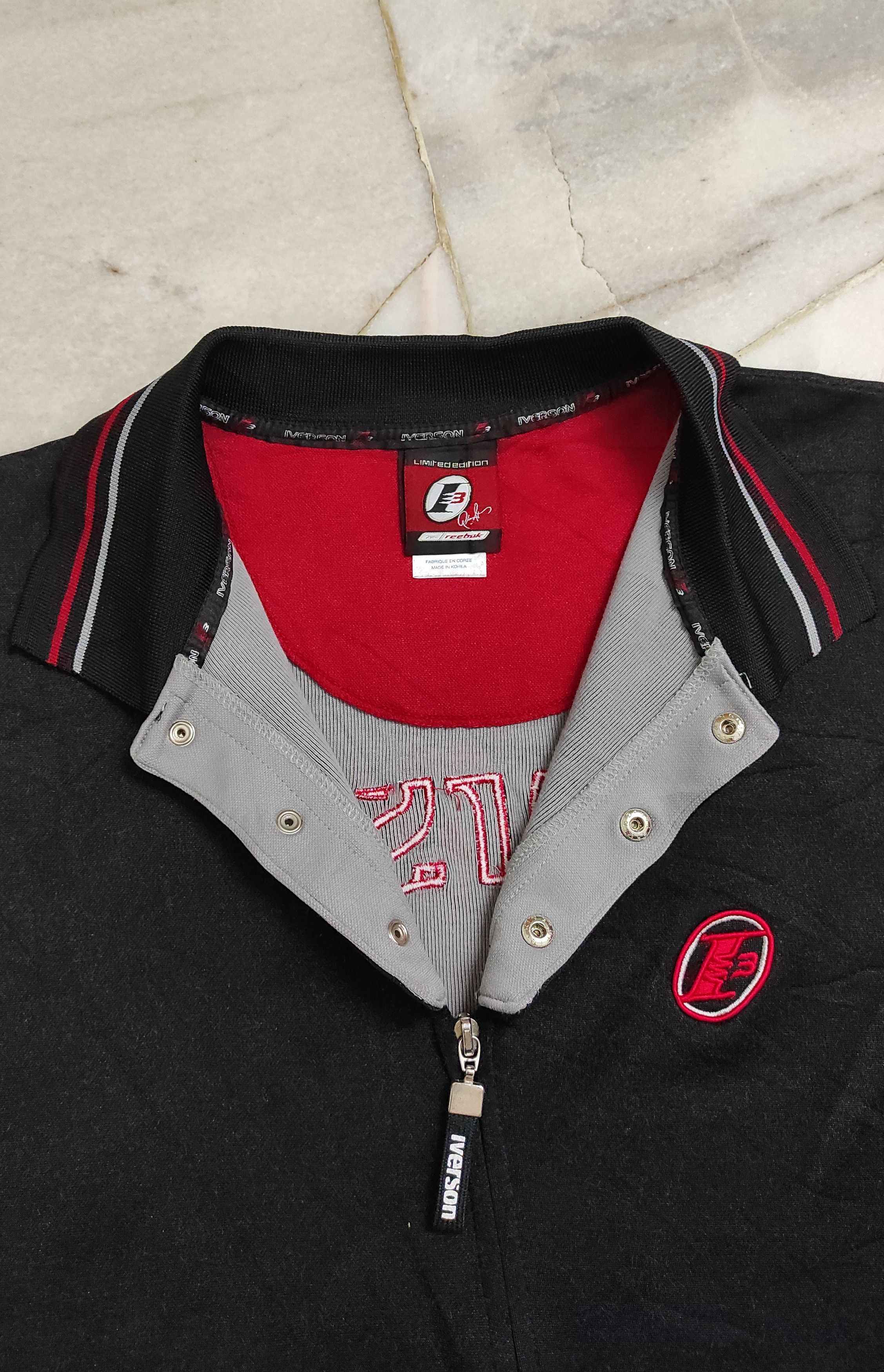 Reebok Vintage REEBOK X IVERSON limited edition hip-hop shir jacket Size US M / EU 48-50 / 2 - 8 Thumbnail