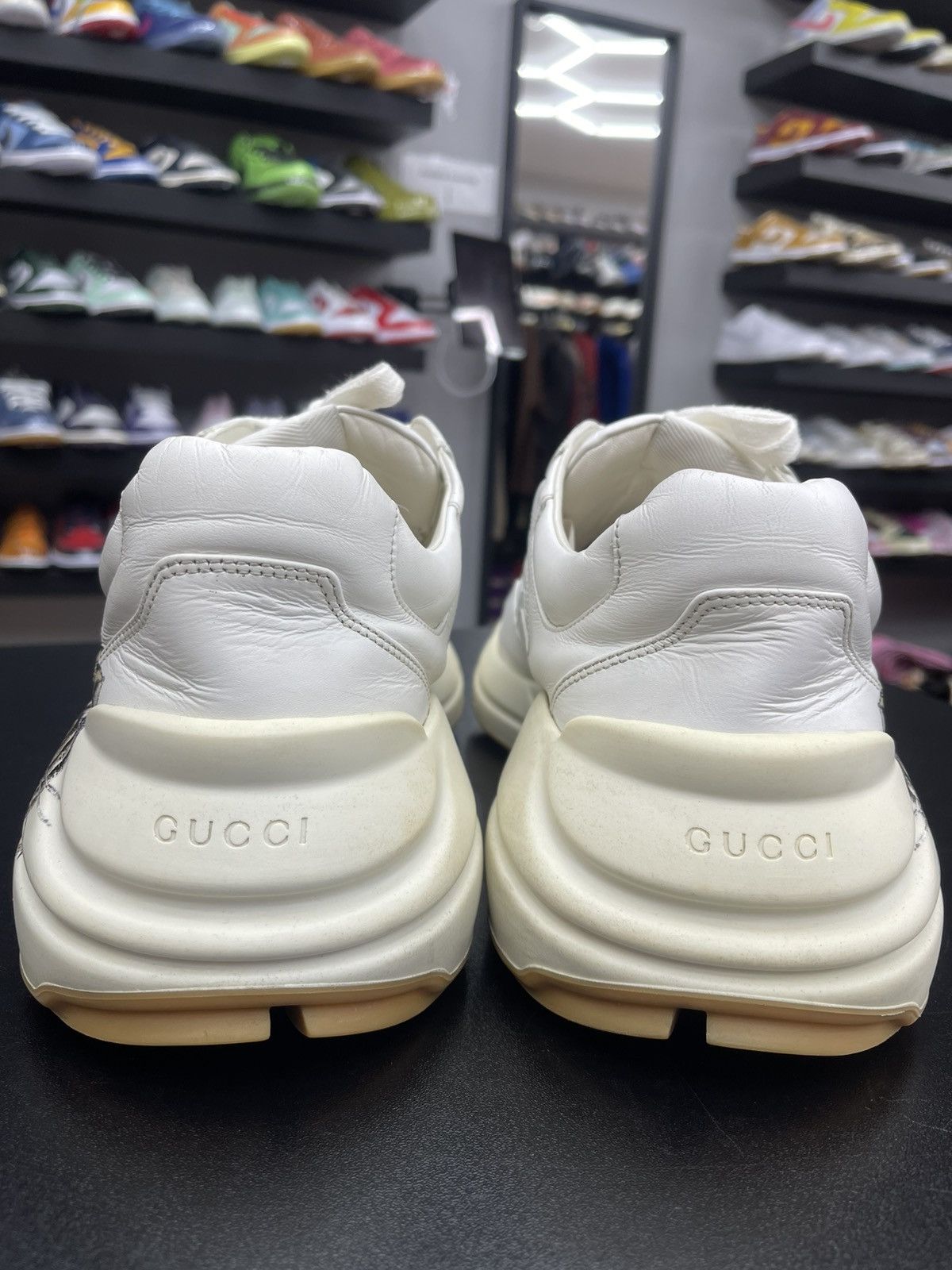 Gucci Size 12.5US/12G - Gucci Rython Apollo Triple Tiger Leather Size US 12.5 / EU 45-46 - 4 Thumbnail