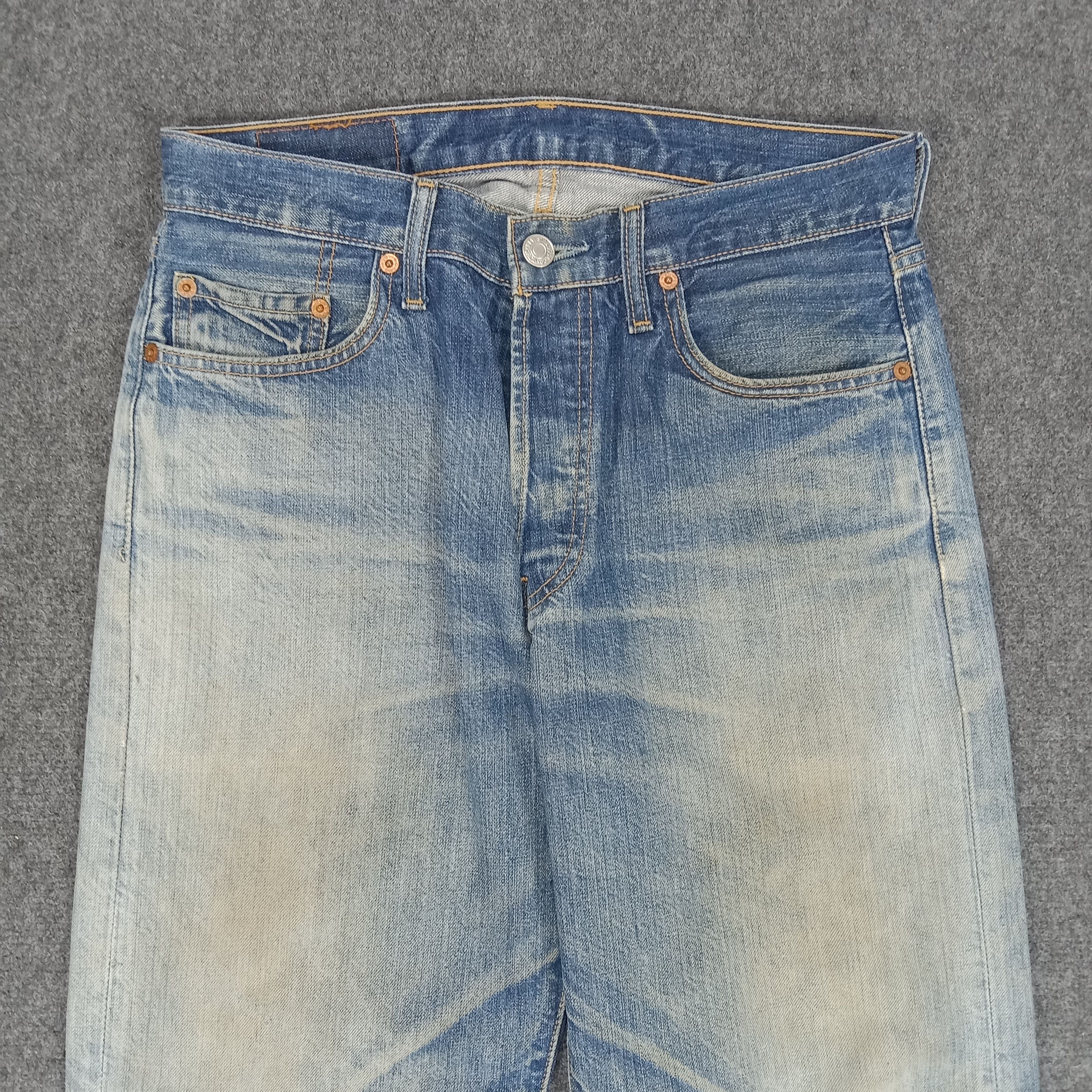 Levi's × Vintage Levi's American Distressed Style Denim Jeans Size US 29 - 2 Thumbnail