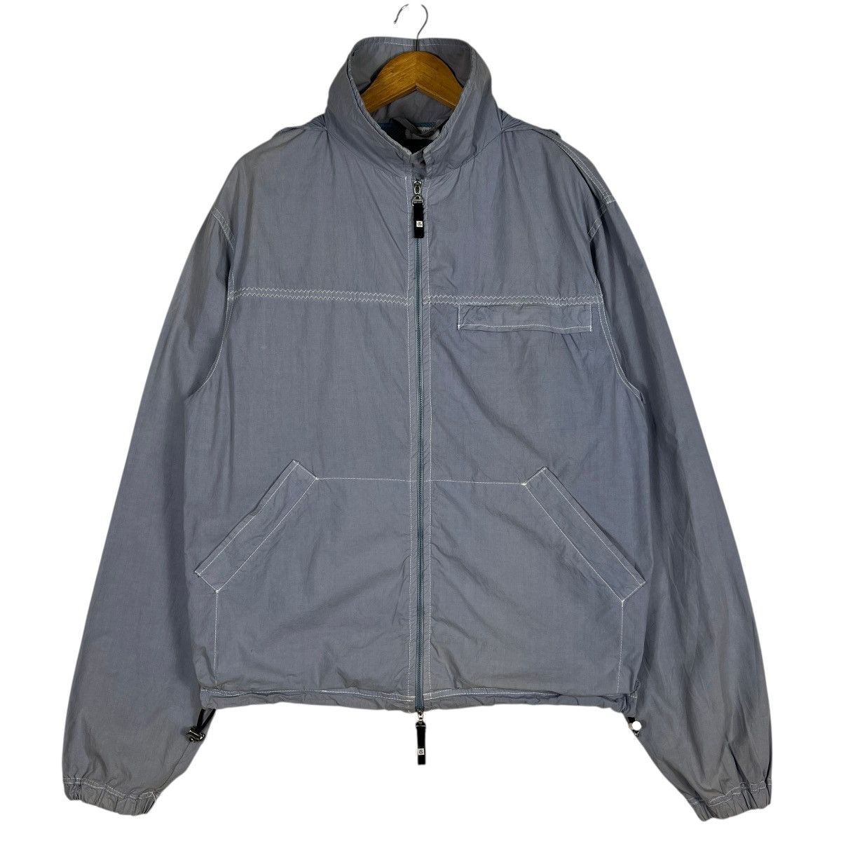 Giorgio Armani Vintage Giorgio Armani Hoodie Jacket Made In Italy Size M Size US M / EU 48-50 / 2 - 1 Thumbnail