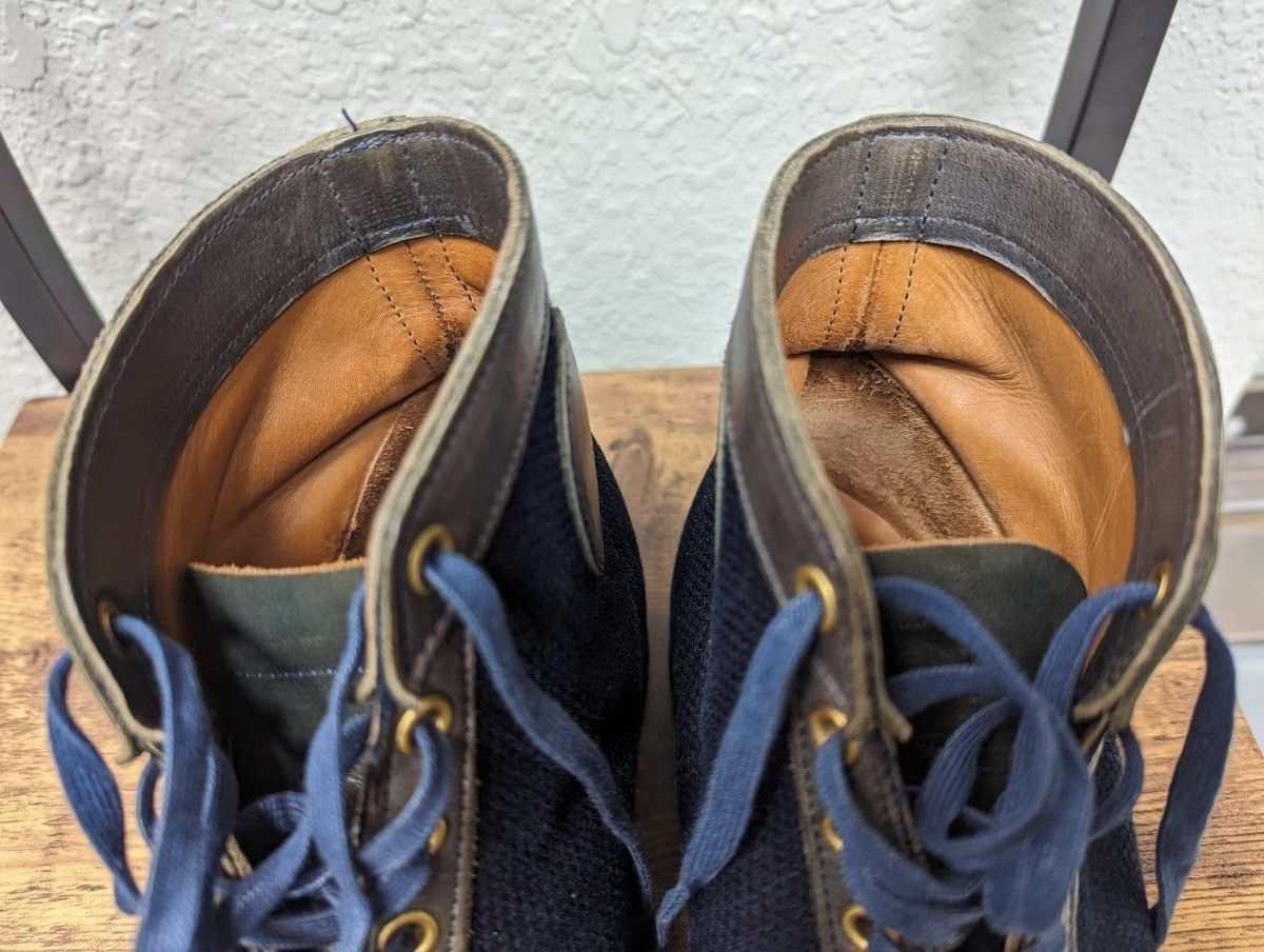 Clinch Boots CLINCH x NITEKLUB Indigo Sashiko Boxing Boots Size US 9.5 / EU 42-43 - 9 Thumbnail