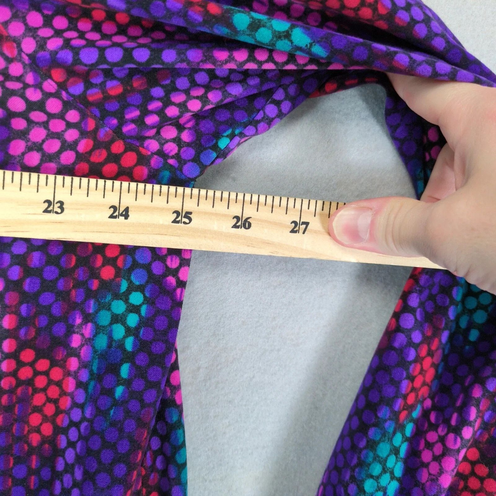 Vintage Leslie Fay Haberdashery Multi Dots Full-Zip 90s Jacket Sz 14 Size XL / US 12-14 / IT 48-50 - 5 Thumbnail