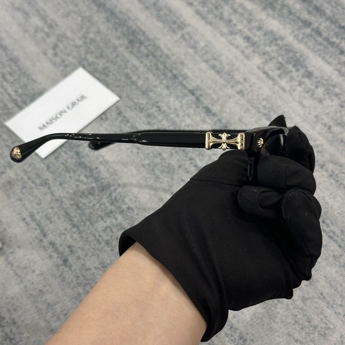 Chrome Hearts CHROME HEARTS COX UCKER BK-18KGP EYEGLASSES Size ONE SIZE - 4 Thumbnail