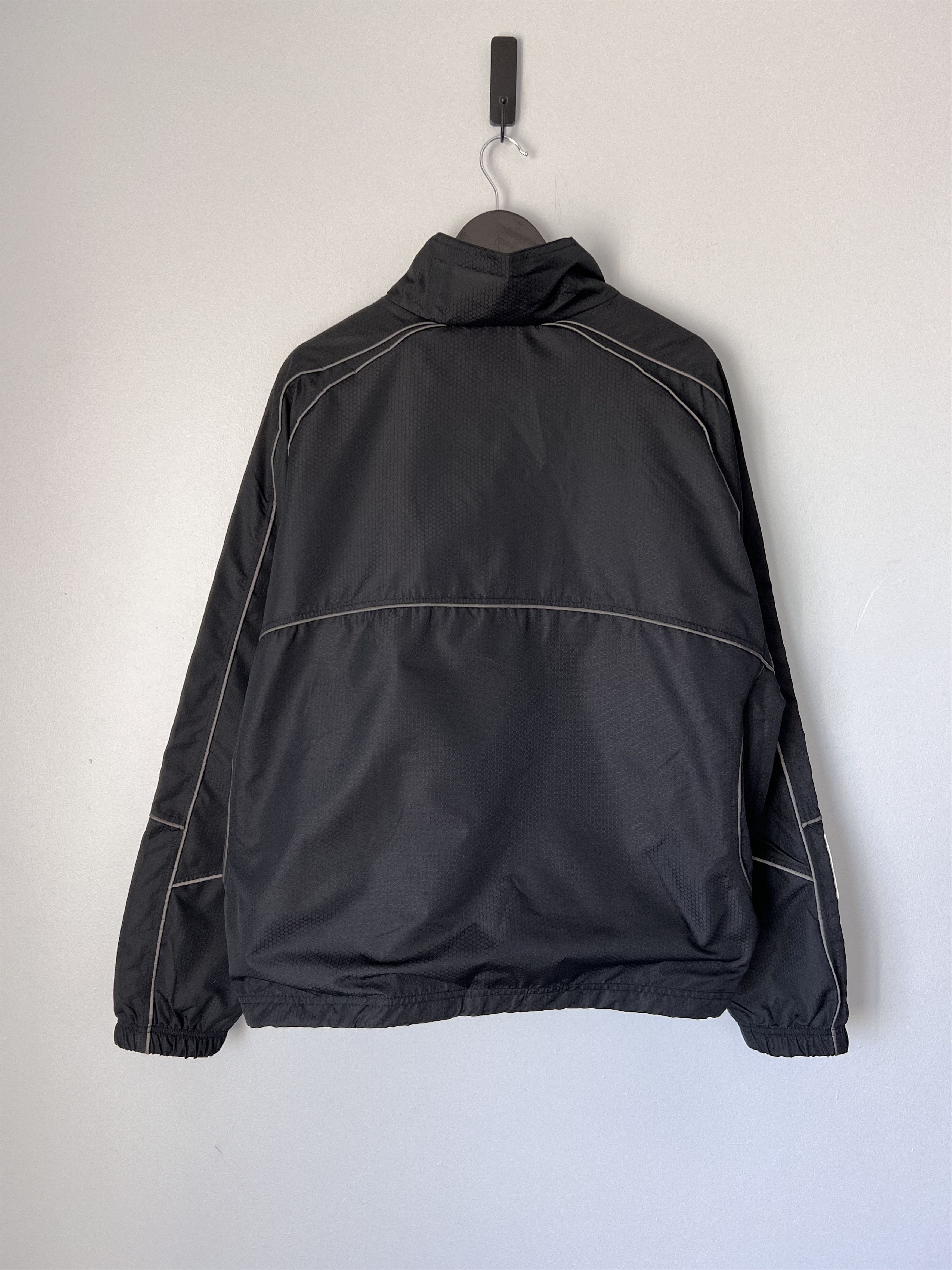 Supreme Reflective Piping Pullover Jacket in Black