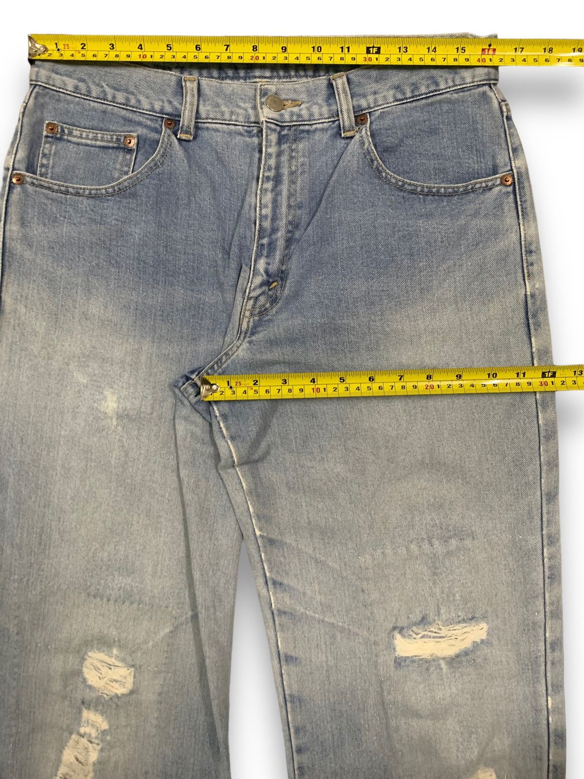 Japanese Brand Vintage Japanese Brand Roadace Baggy Distressed Jeans Size US 32 / EU 48 - 17 Thumbnail
