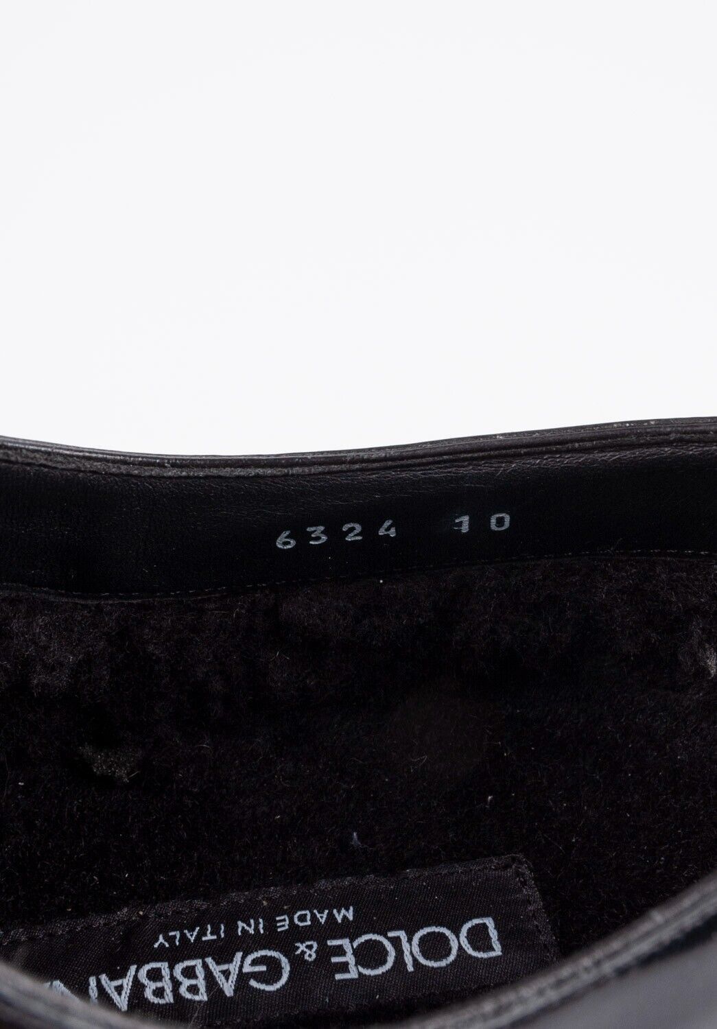 Dolce & Gabbana Original Dolce & Gabbana Leather Shoes With Fur EU43 H5143 Size US 10 / EU 43 - 8 Thumbnail