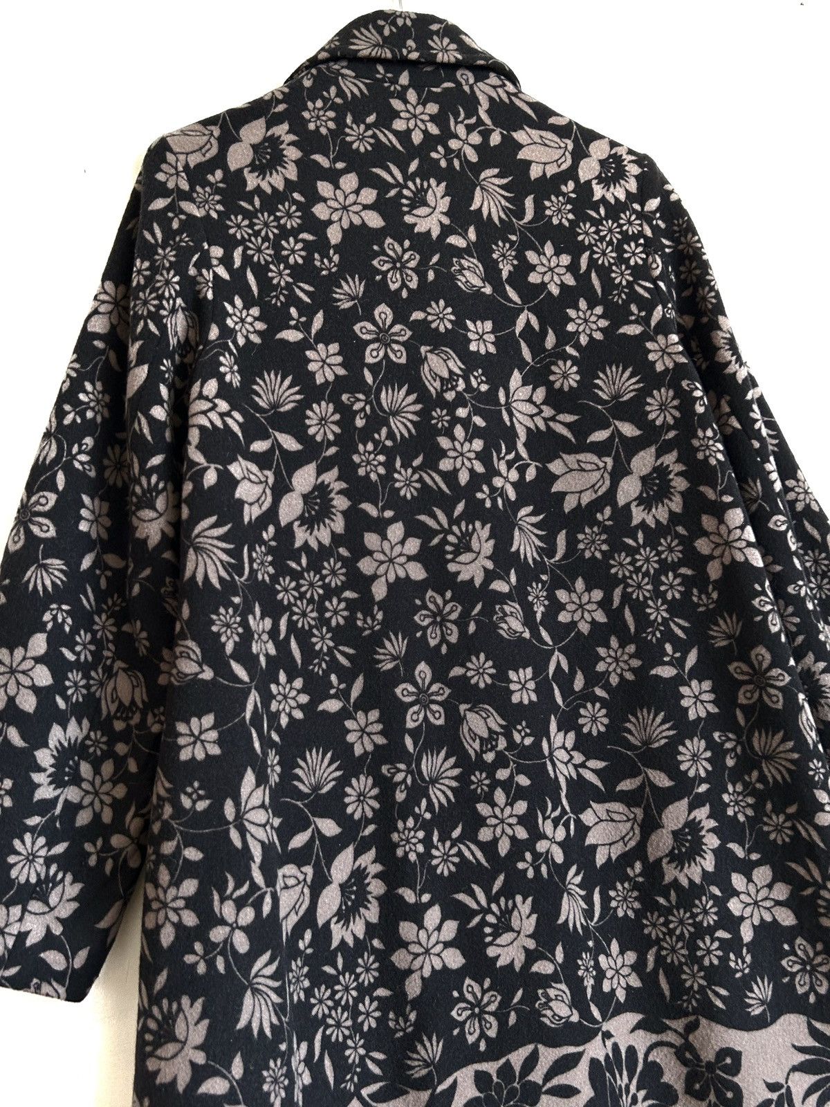 Yohji Yamamoto ARCHIVE🔥RARE 90’S Y’S WORKSHOP FLORAL WOOL COAT Size M / US 6-8 / IT 42-44 - 9 Thumbnail