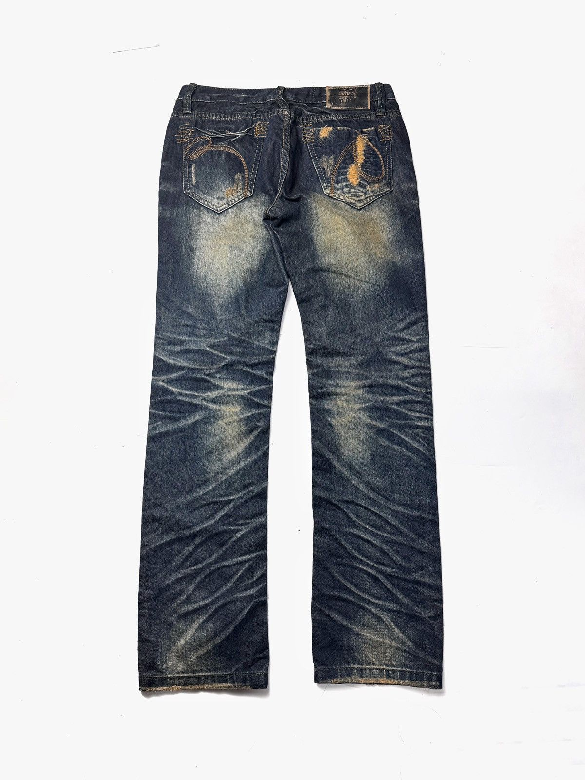 If Six Was Nine Japanese TuoGu Denim Distressed Styled Size US 29 - 2 Thumbnail