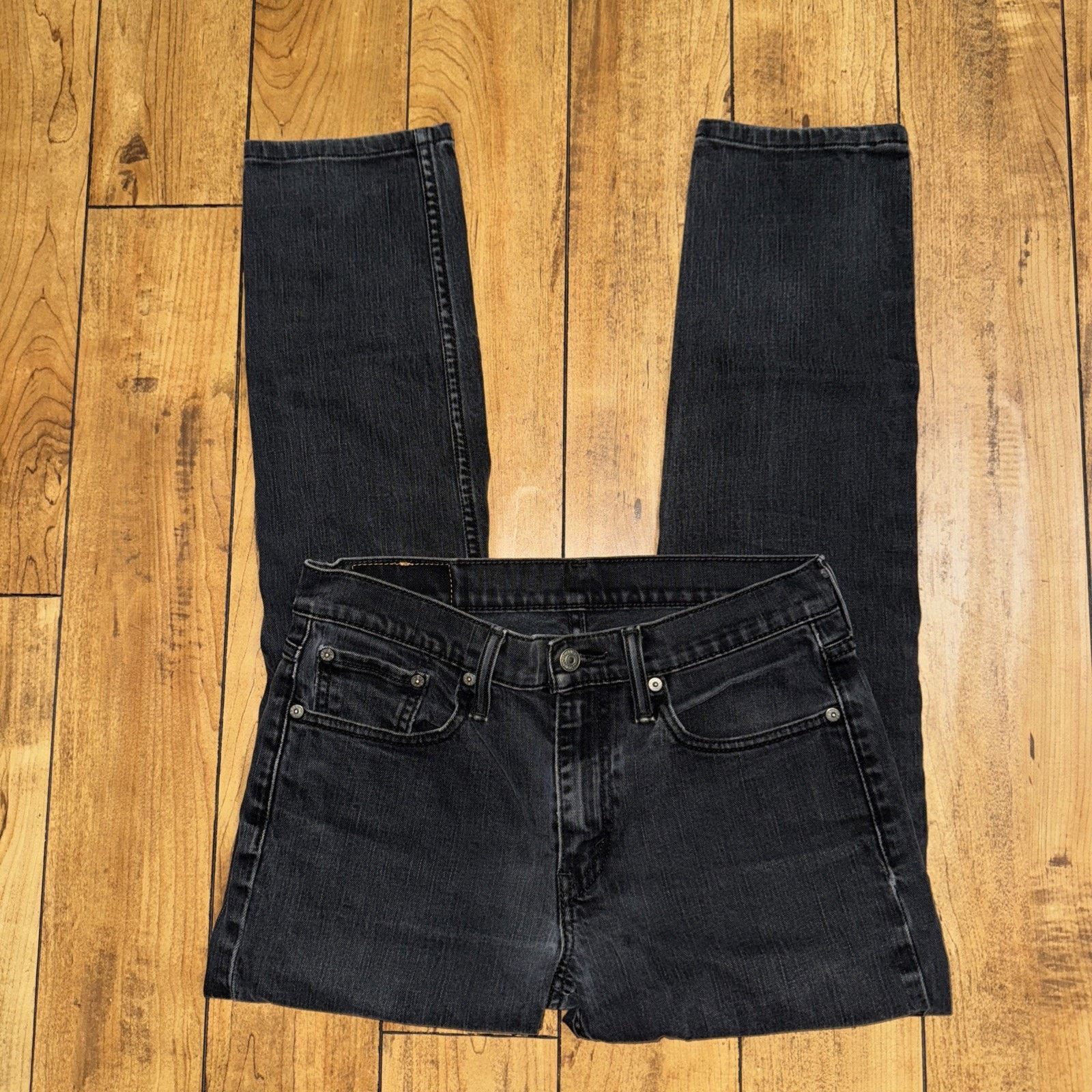 Levi's Levi’s 514 Black Denim Jeans 30x30 Measured Size US 30 / EU 46 - 3 Thumbnail