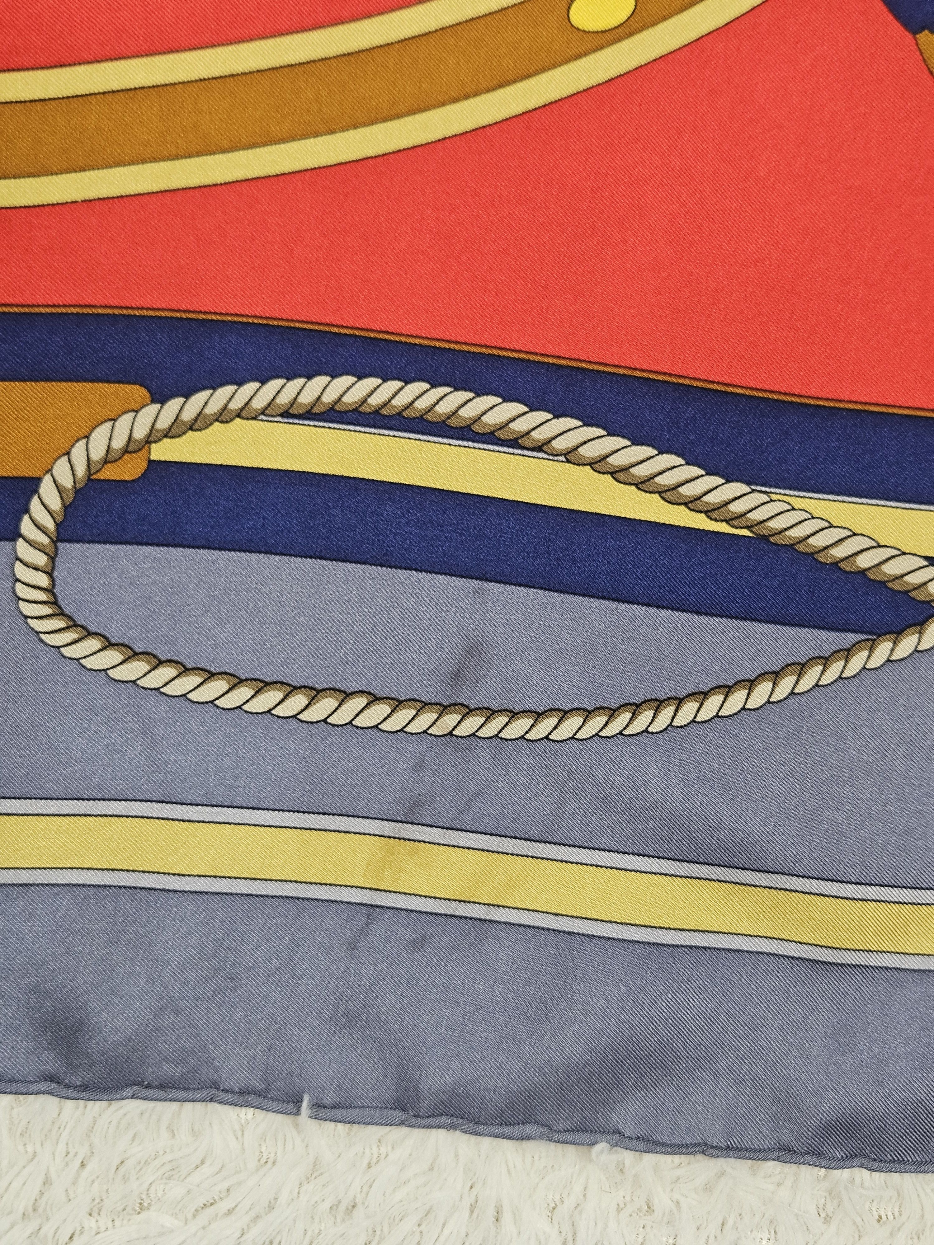 Celine Celine Paris Carriage Silk Scarf Size ONE SIZE - 4 Thumbnail